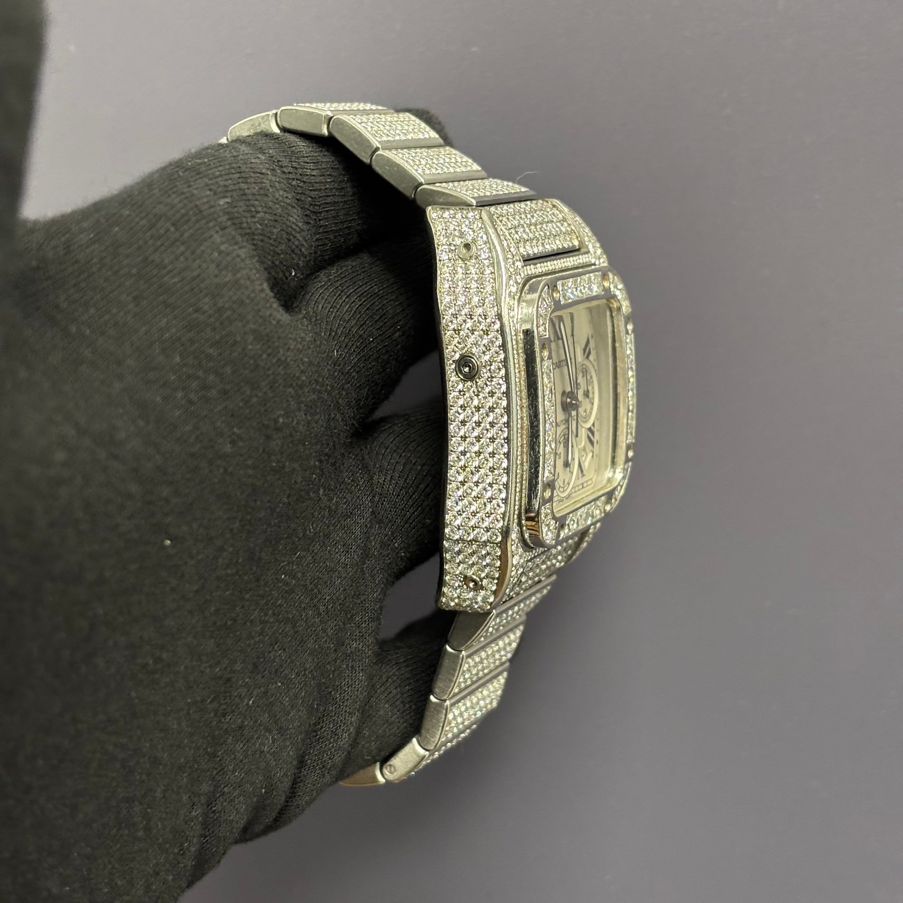 Cartier Santos 41mm White Dial Watch Ref# W20090X8 - Happy Jewelers Fine Jewelry Lifetime Warranty