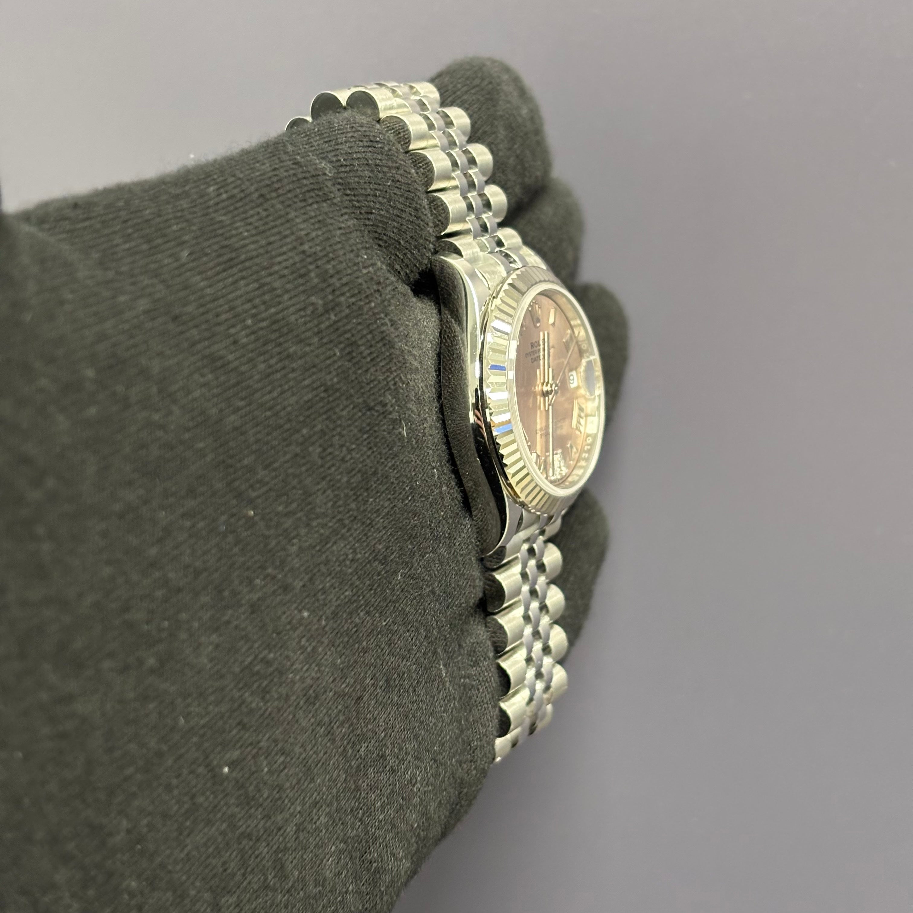 Rolex Datejust 31mm Pink Dial Watch Ref# 278274 - Happy Jewelers Fine Jewelry Lifetime Warranty