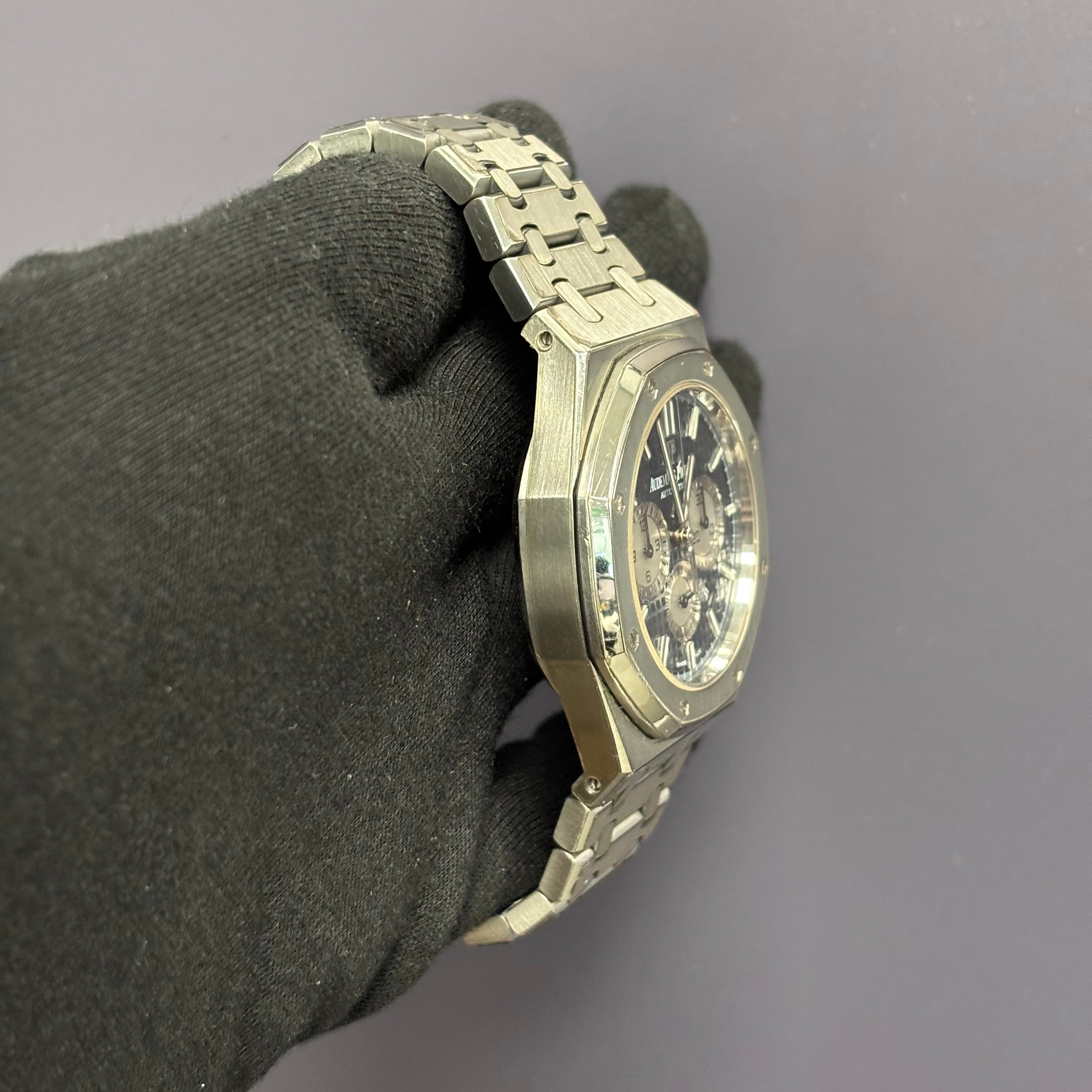 Audemars Piguet Royal Oak 41mm Blue Dial Watch Ref# 26331ST.OO.1220ST.01 - Happy Jewelers Fine Jewelry Lifetime Warranty