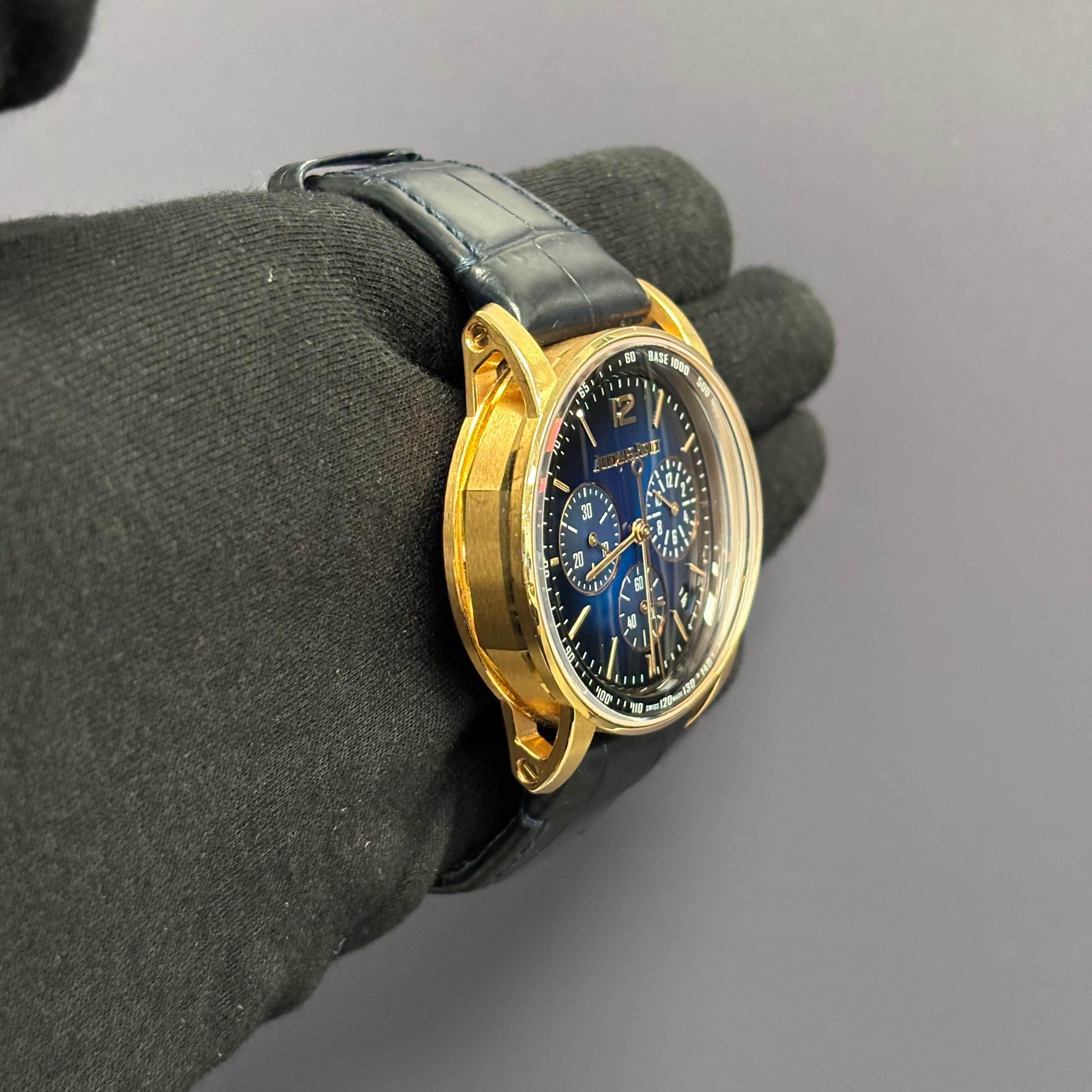 Audemars Piguet Code 11.59 41mm Blue Dial Watch Ref# 26393OR.OO.A028CR.01 - Happy Jewelers Fine Jewelry Lifetime Warranty