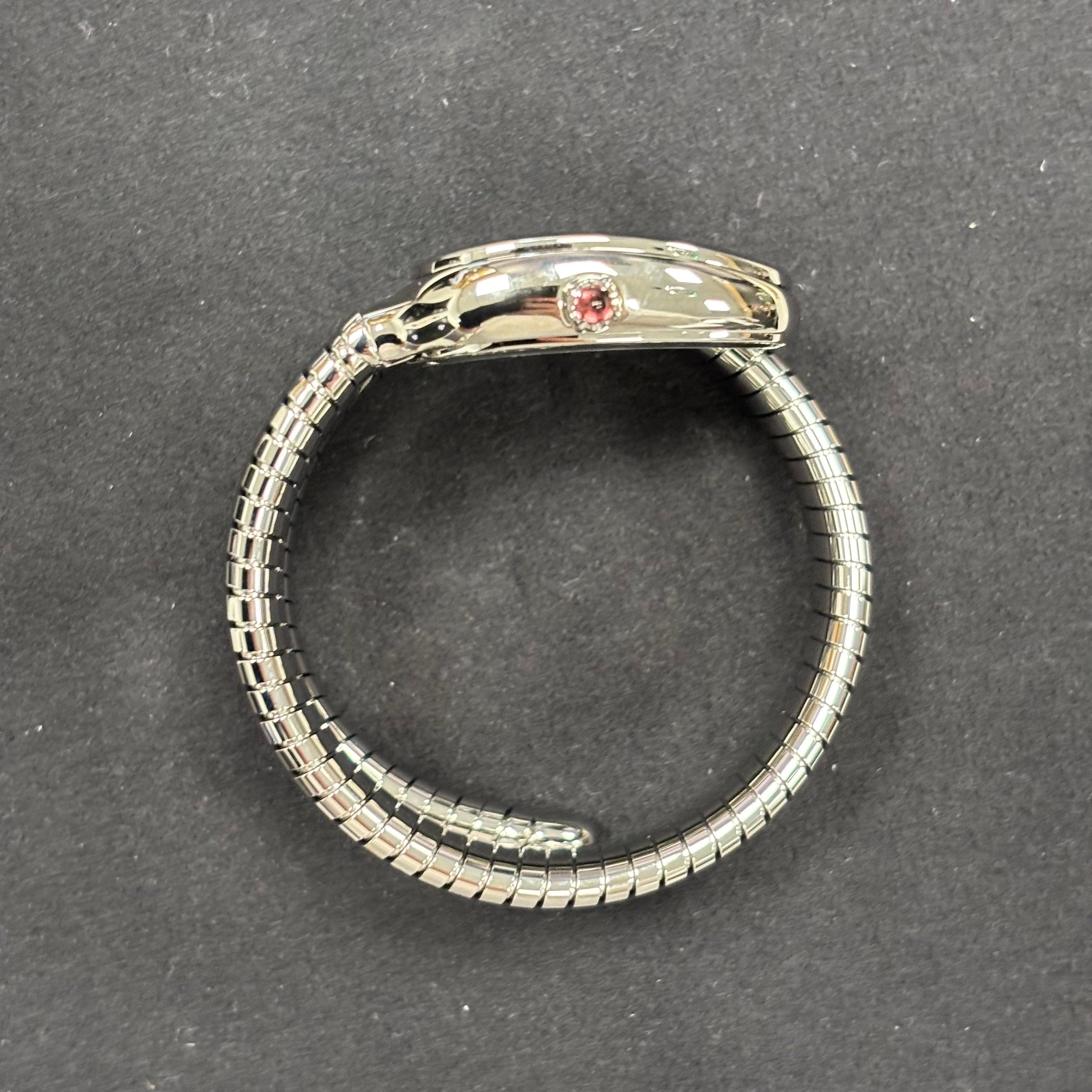 Bvlgari Serpenti 35mm Silver Dial Watch Ref# 101828 - Happy Jewelers Fine Jewelry Lifetime Warranty