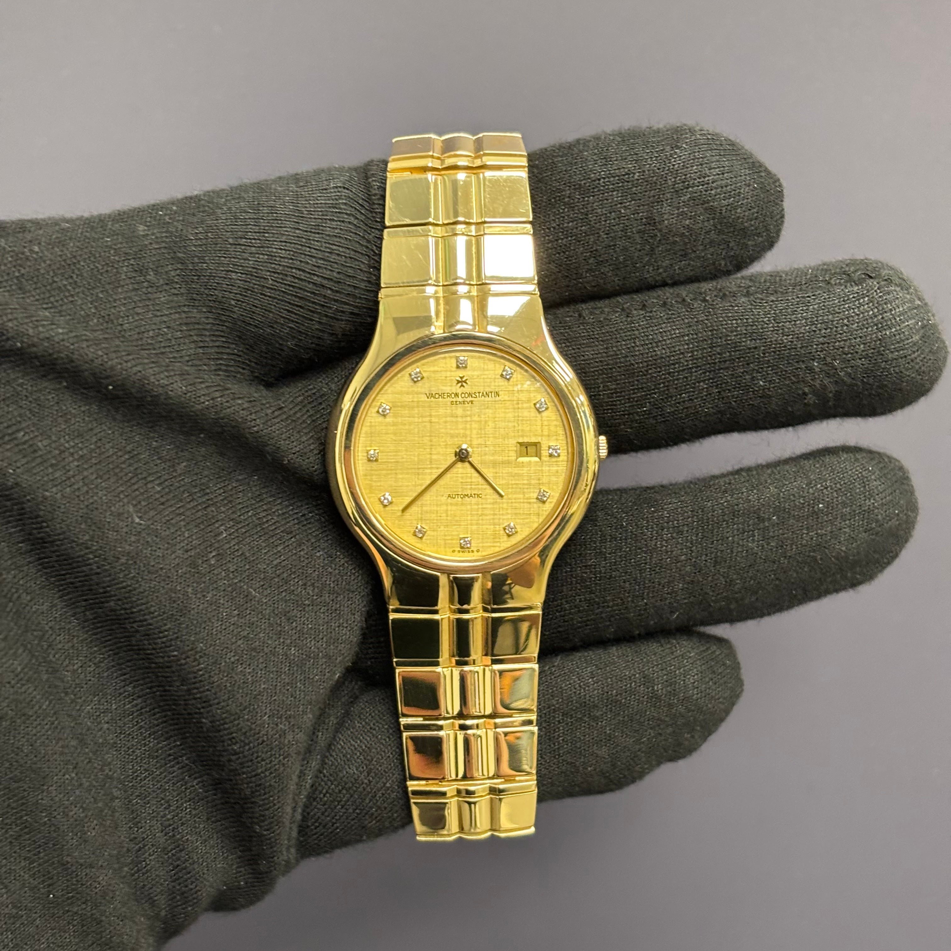 Vacheron Constantin Phidias 33mm Champagne Dial Watch Ref# 48010 - Happy Jewelers Fine Jewelry Lifetime Warranty