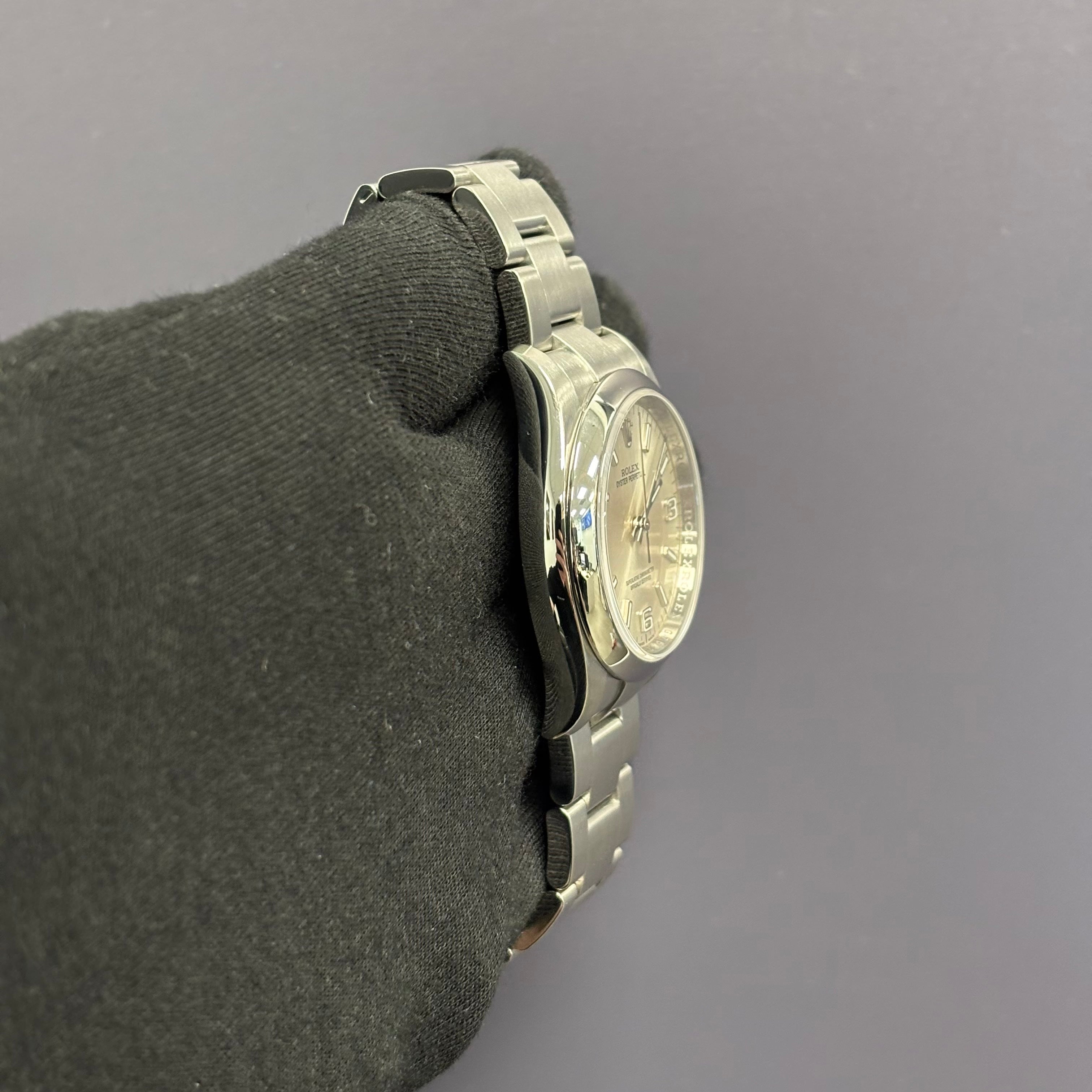 Rolex Oyster Perpetual 36mm Silver Dial Watch Ref# 116000 - Happy Jewelers Fine Jewelry Lifetime Warranty