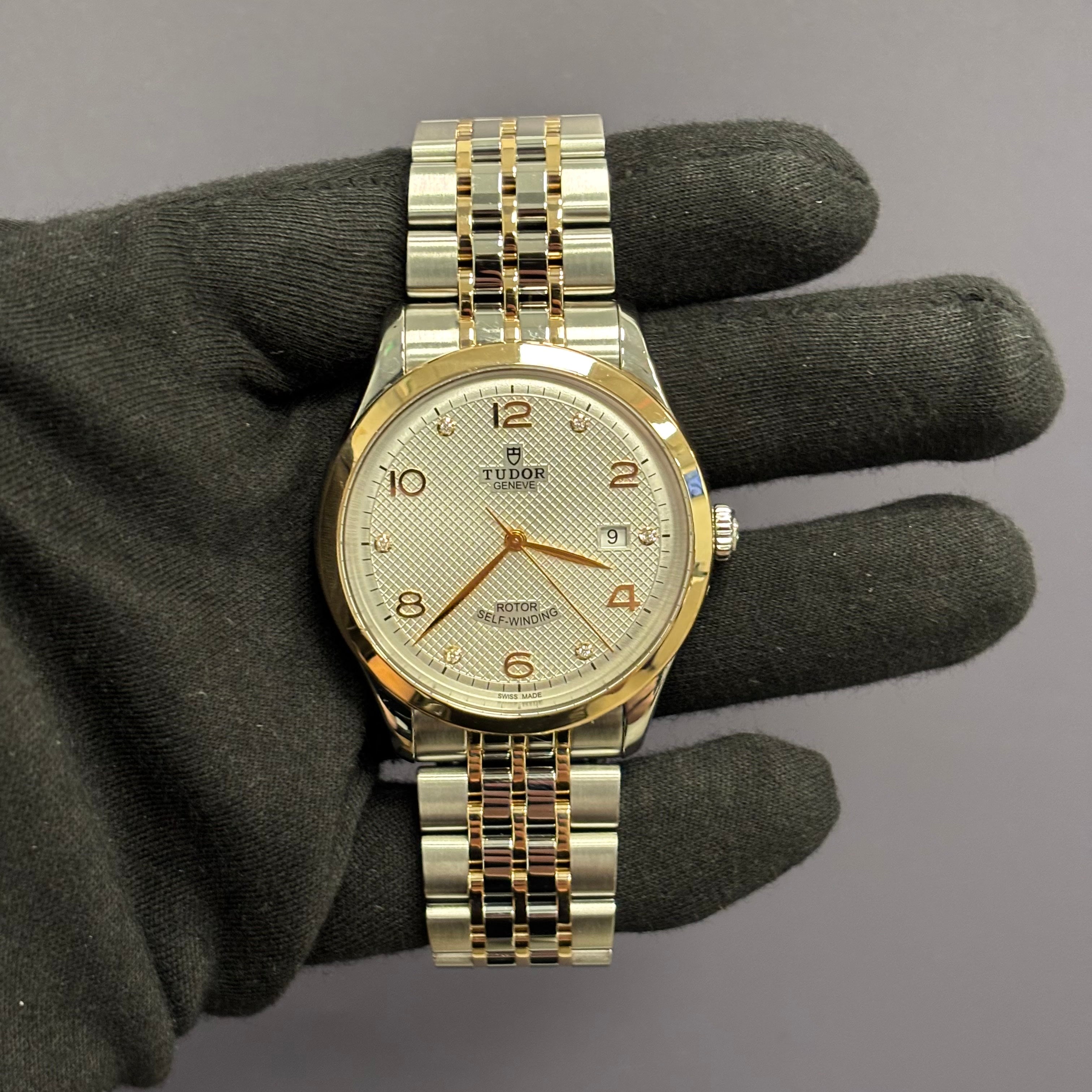 Tudor 1926 41mm White Dial Watch Ref# 91651-001 - Happy Jewelers Fine Jewelry Lifetime Warranty