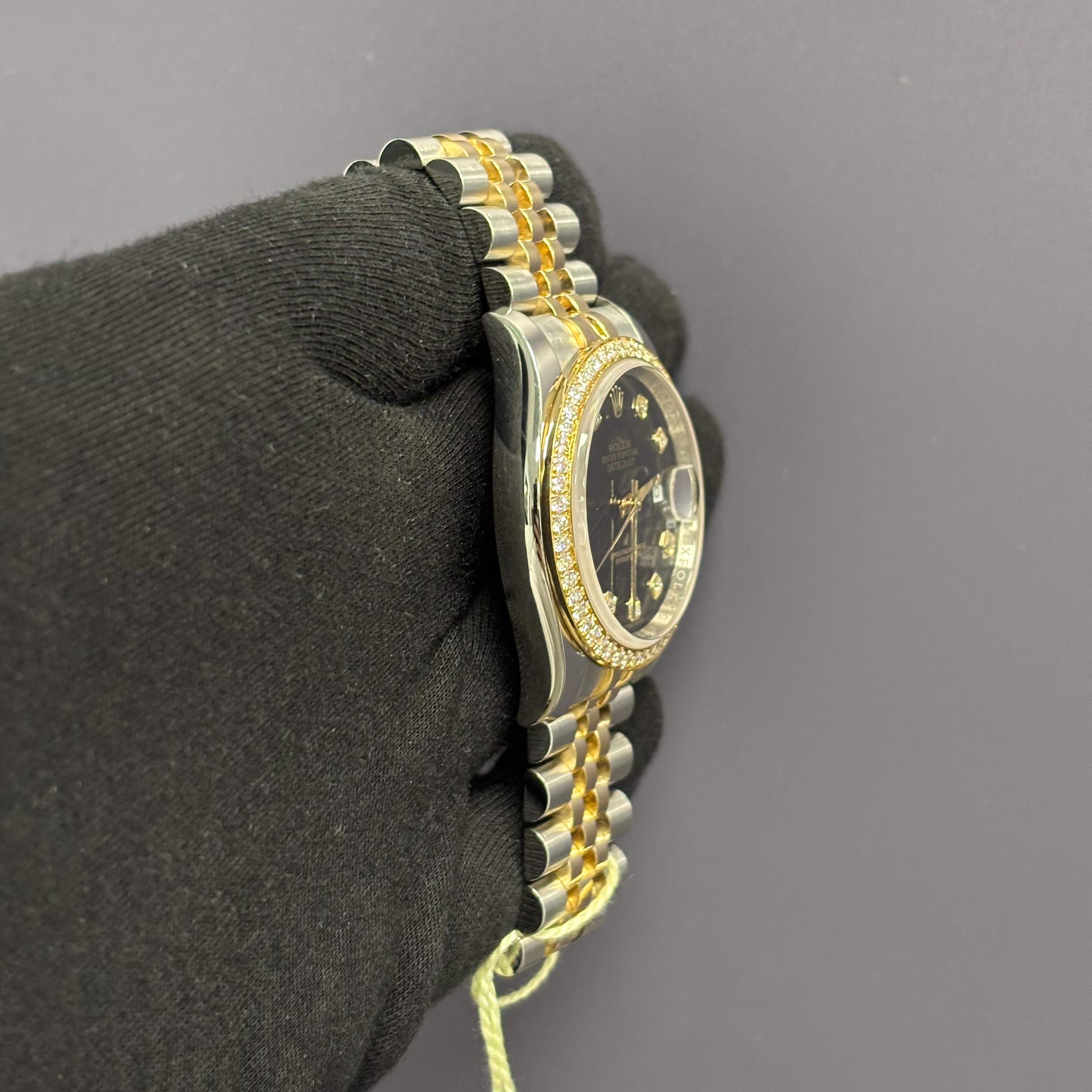 Rolex Datejust 36mm Black Dial Watch Ref# 116243 - Happy Jewelers Fine Jewelry Lifetime Warranty