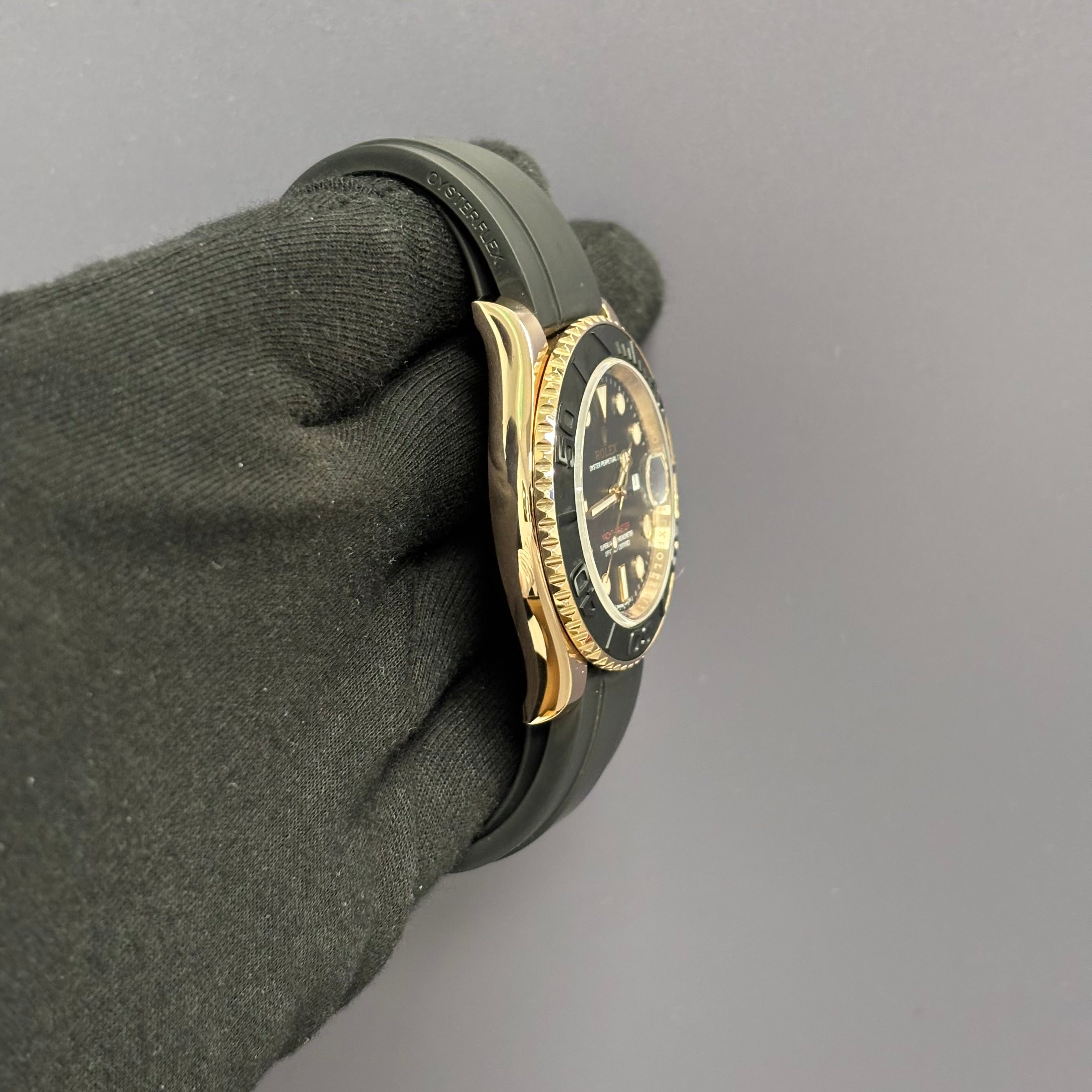 Rolex Yacht-Master 40mm Black Dial Watch Ref# 116655 - Happy Jewelers Fine Jewelry Lifetime Warranty