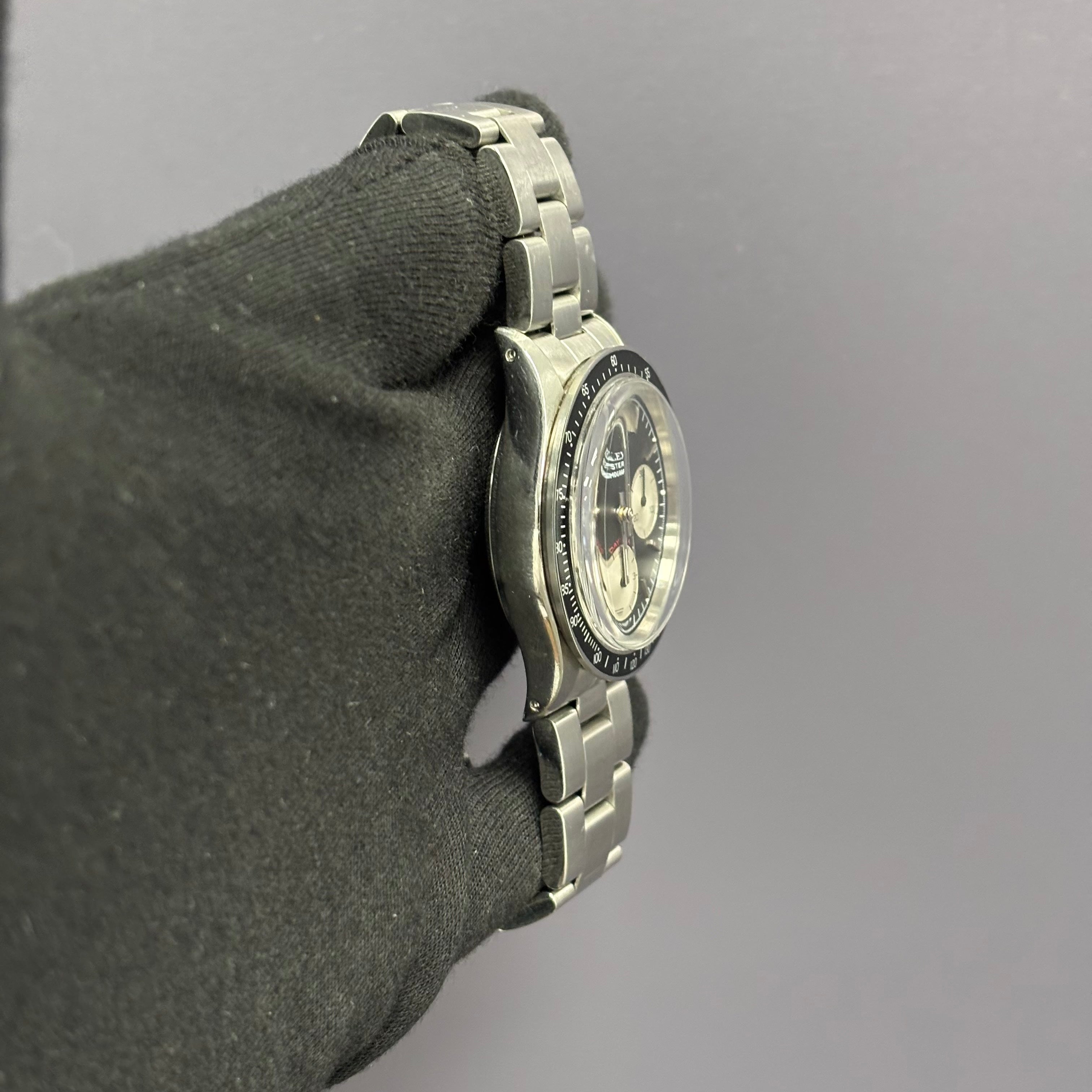 Rolex Daytona 38mm Black Dial Watch Ref# 6263 - Happy Jewelers Fine Jewelry Lifetime Warranty