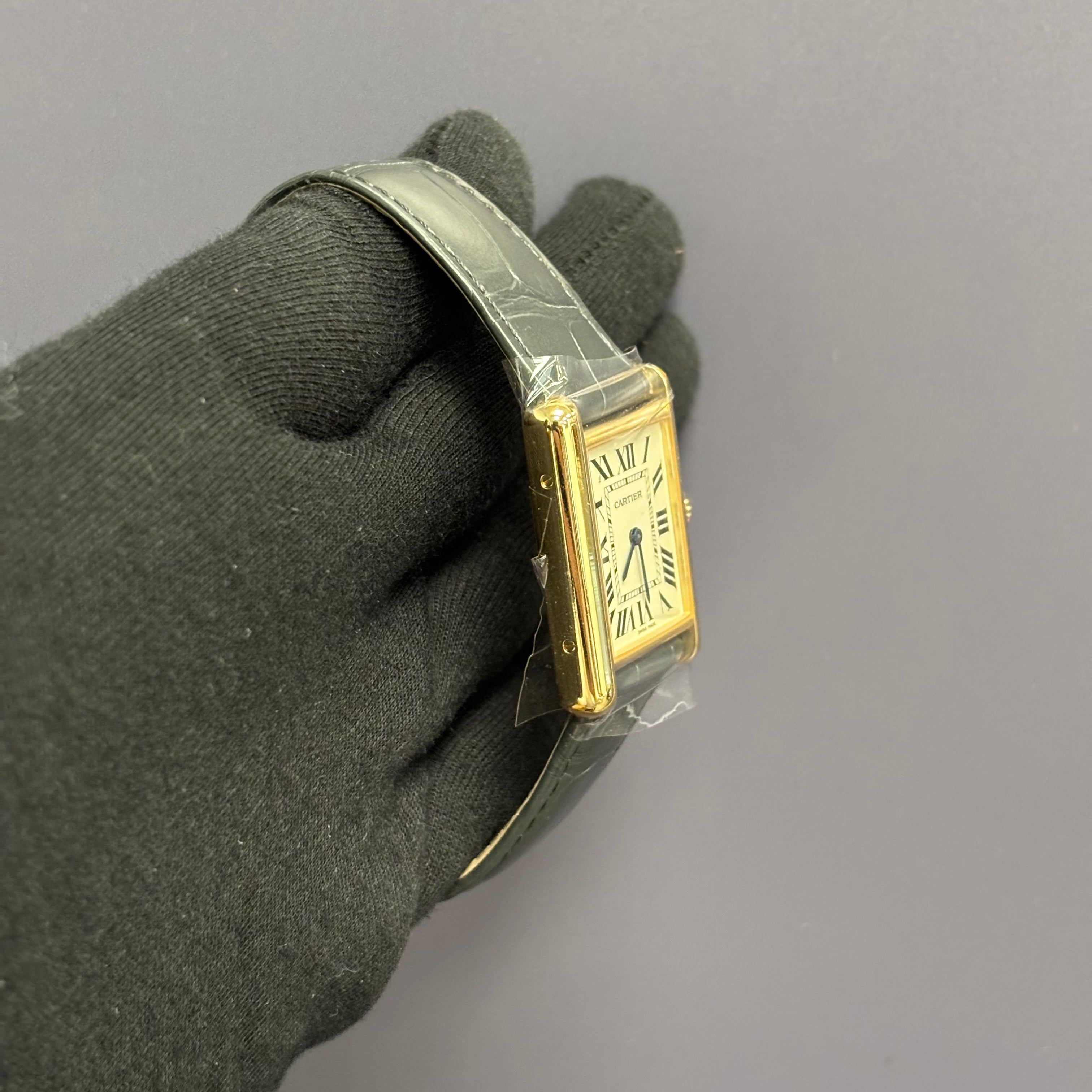 Cartier Tank 25.5mm Silver Dial Watch Ref# WGTA0343 - Happy Jewelers Fine Jewelry Lifetime Warranty