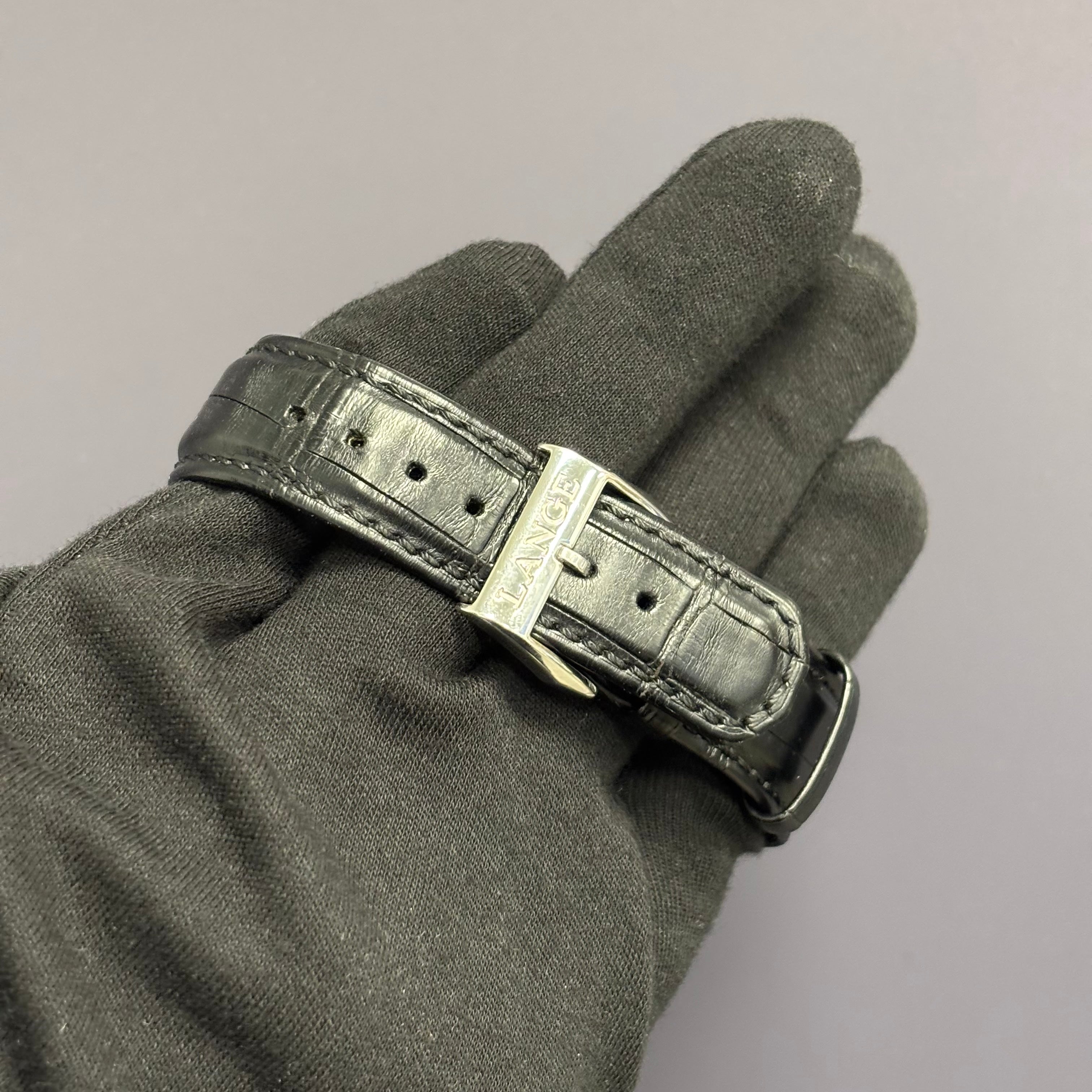 A. Lange & Sohne 1 Time Zone 42mm Silver Dial Watch Ref# 116.025 - Happy Jewelers Fine Jewelry Lifetime Warranty