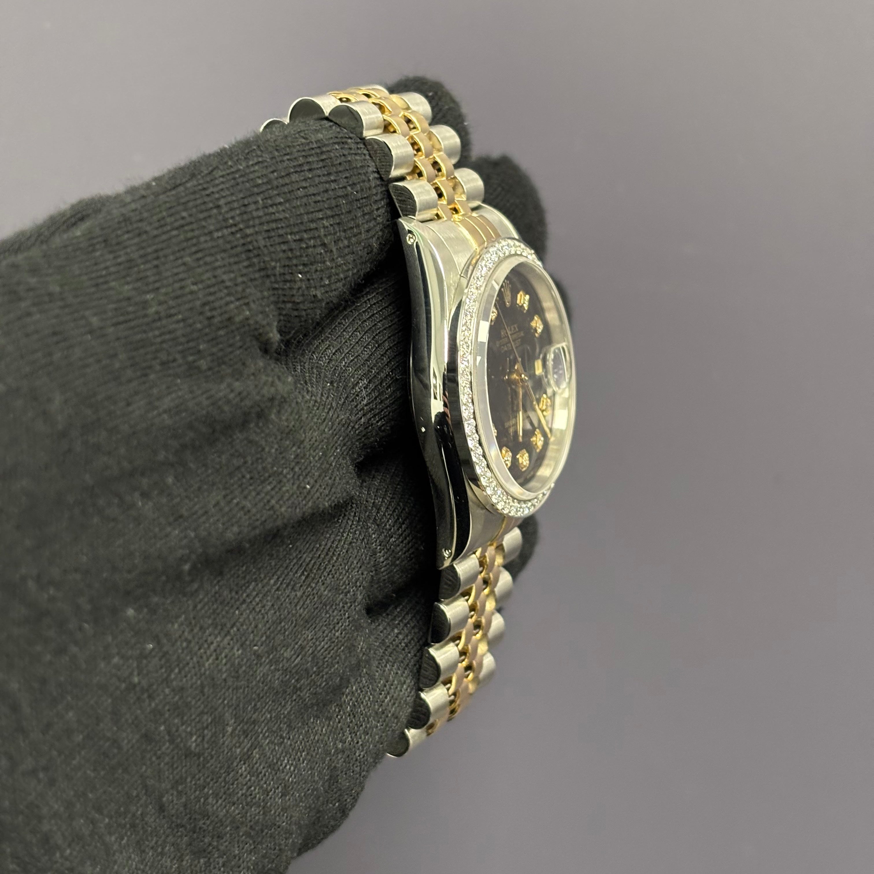 Rolex Datejust 36mm Black Dial Watch Ref# 16233 - Happy Jewelers Fine Jewelry Lifetime Warranty