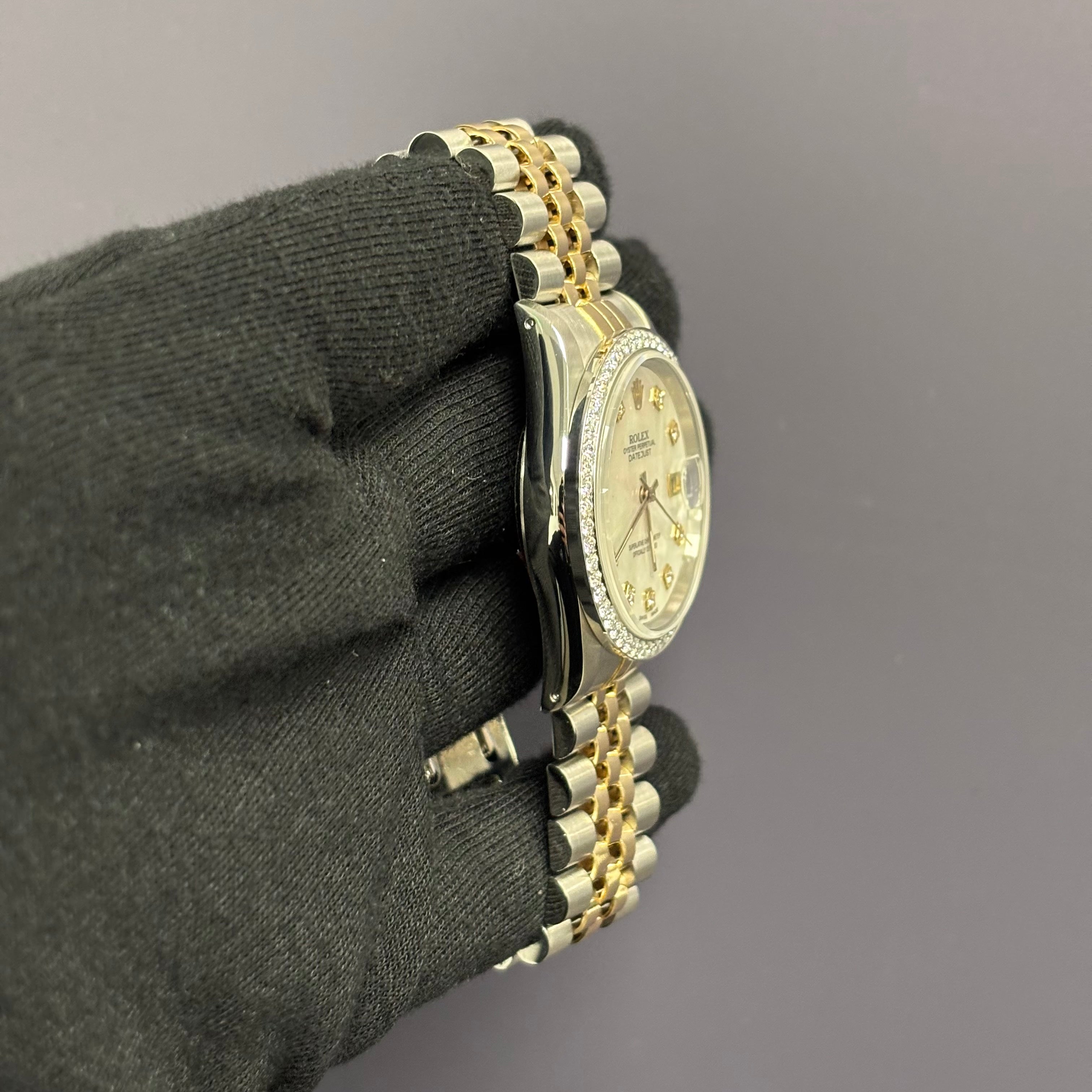 Rolex Datejust 36mm MOP Dial Watch Ref# 16233 - Happy Jewelers Fine Jewelry Lifetime Warranty