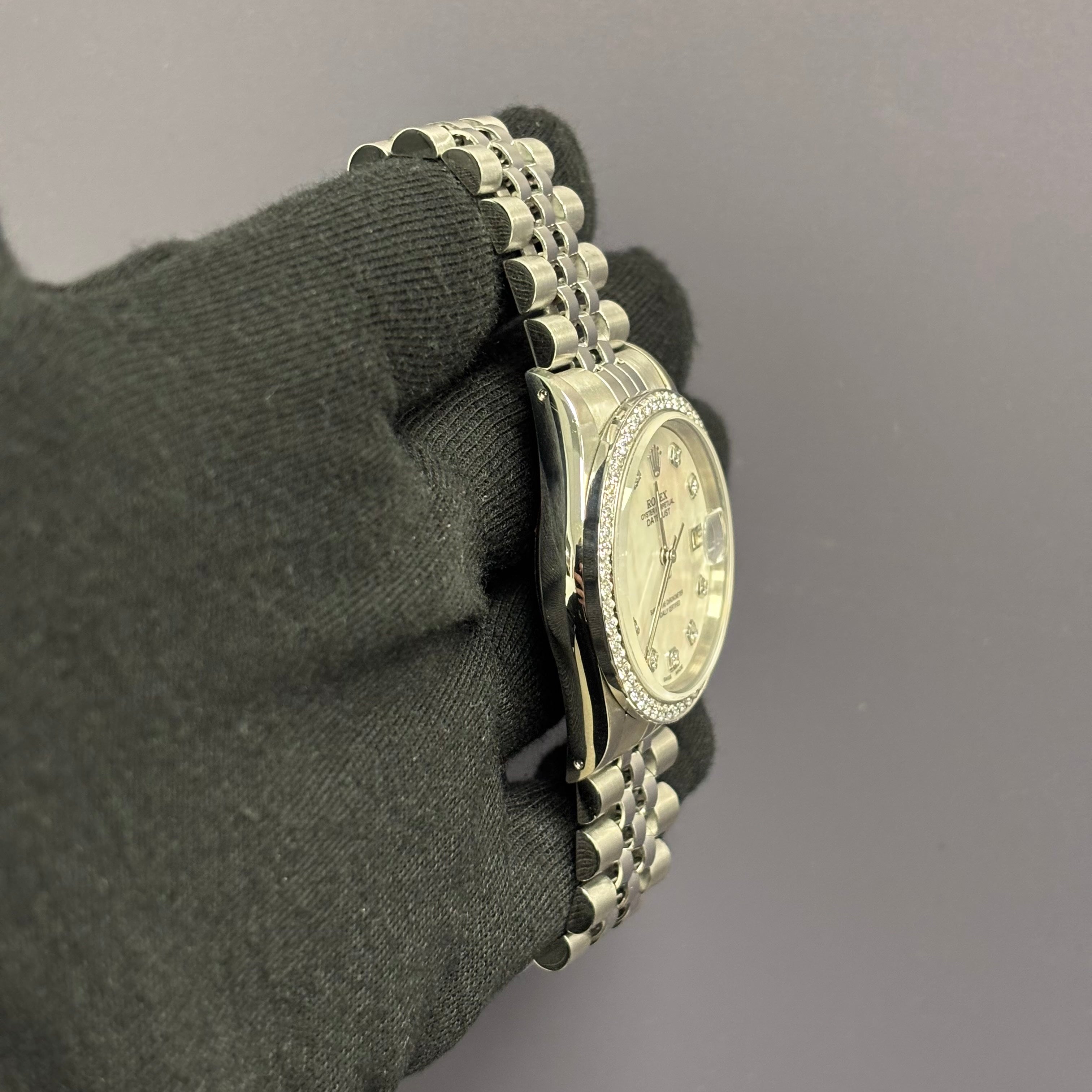 Rolex Datejust 36mm MOP Dial Watch Ref# 16234 - Happy Jewelers Fine Jewelry Lifetime Warranty