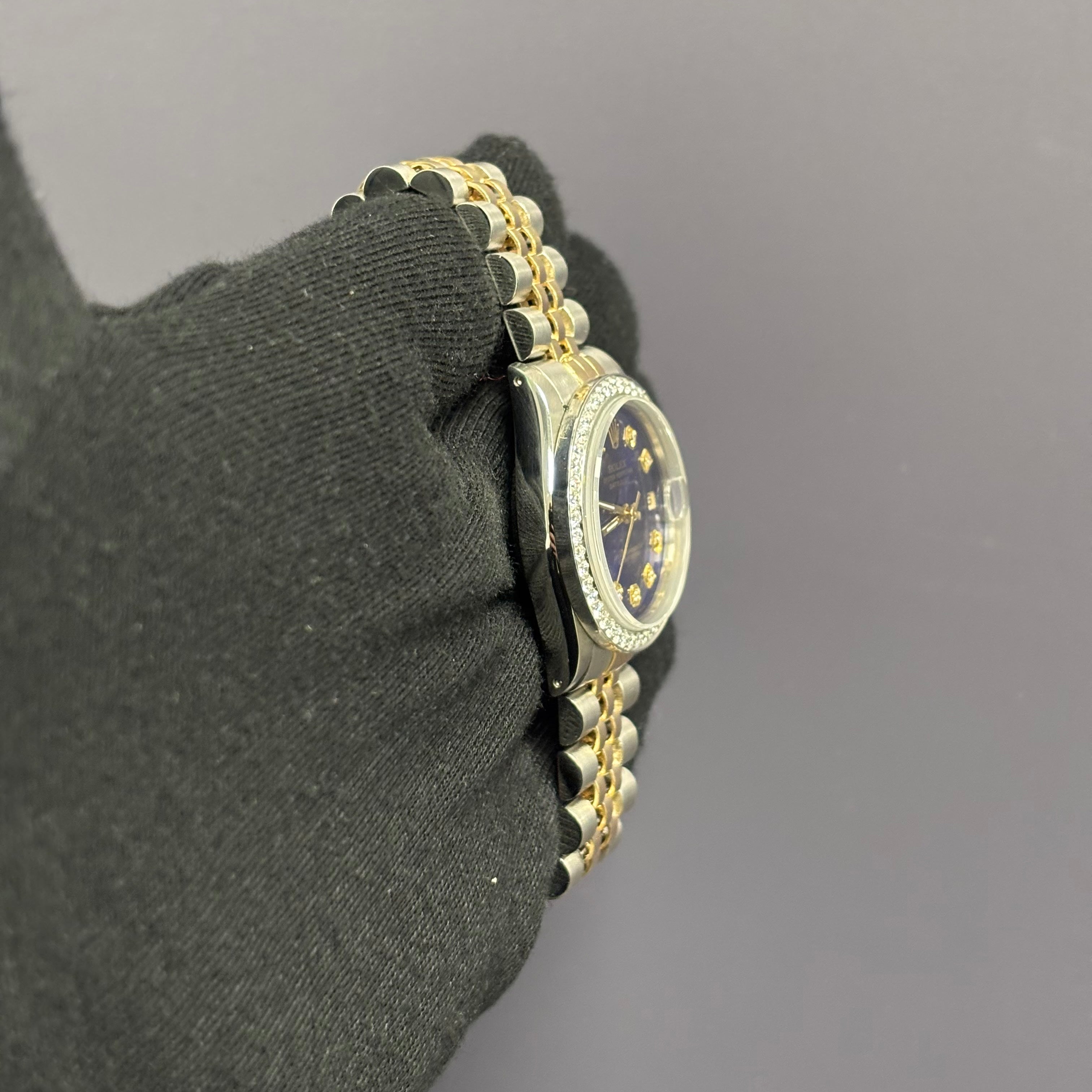 Rolex Datejust 31mm Blue Dial Watch Ref# 68273 - Happy Jewelers Fine Jewelry Lifetime Warranty