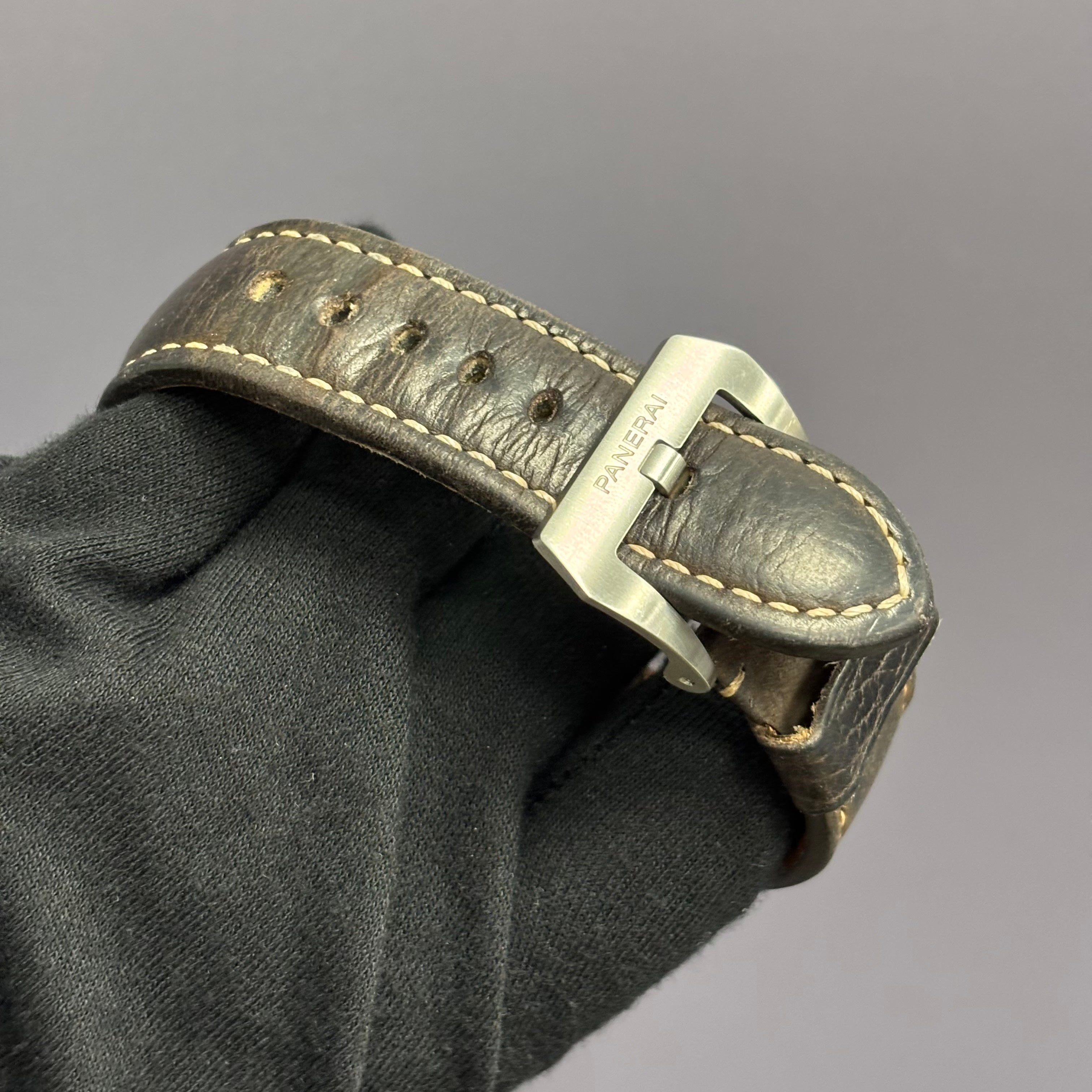 Panerai Luminor 44mm Black Dial Watch Ref# PAM00524 - Happy Jewelers Fine Jewelry Lifetime Warranty