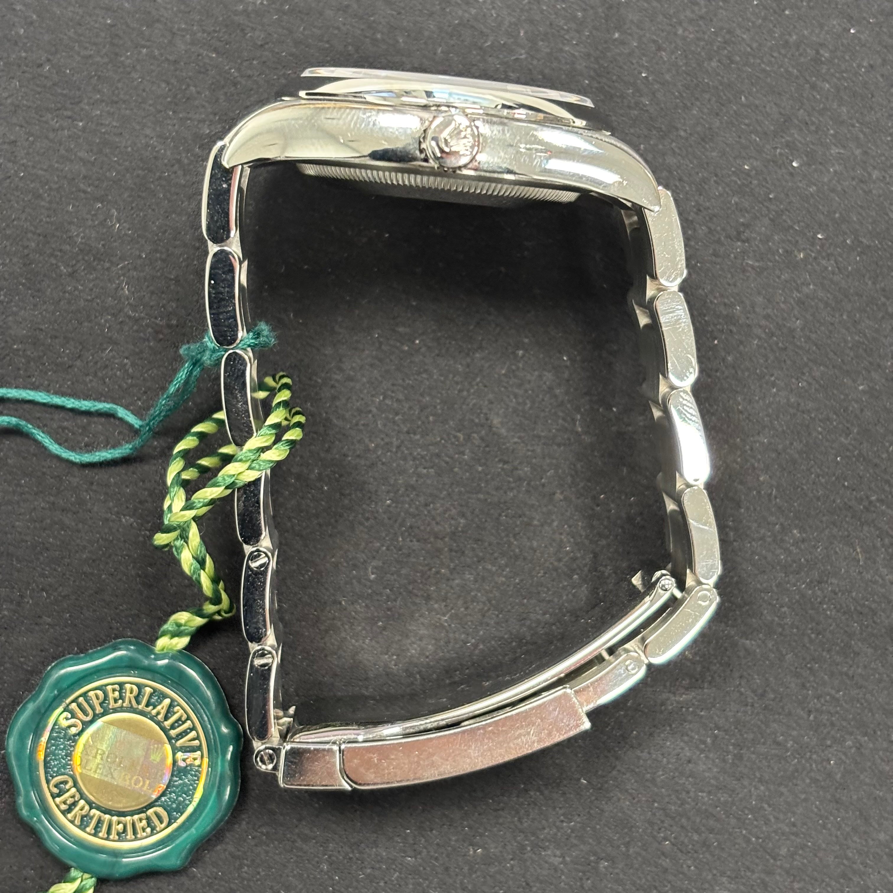 Rolex Oyster Perpetual 36mm Blue Dial Watch Ref# 126000 - Happy Jewelers Fine Jewelry Lifetime Warranty