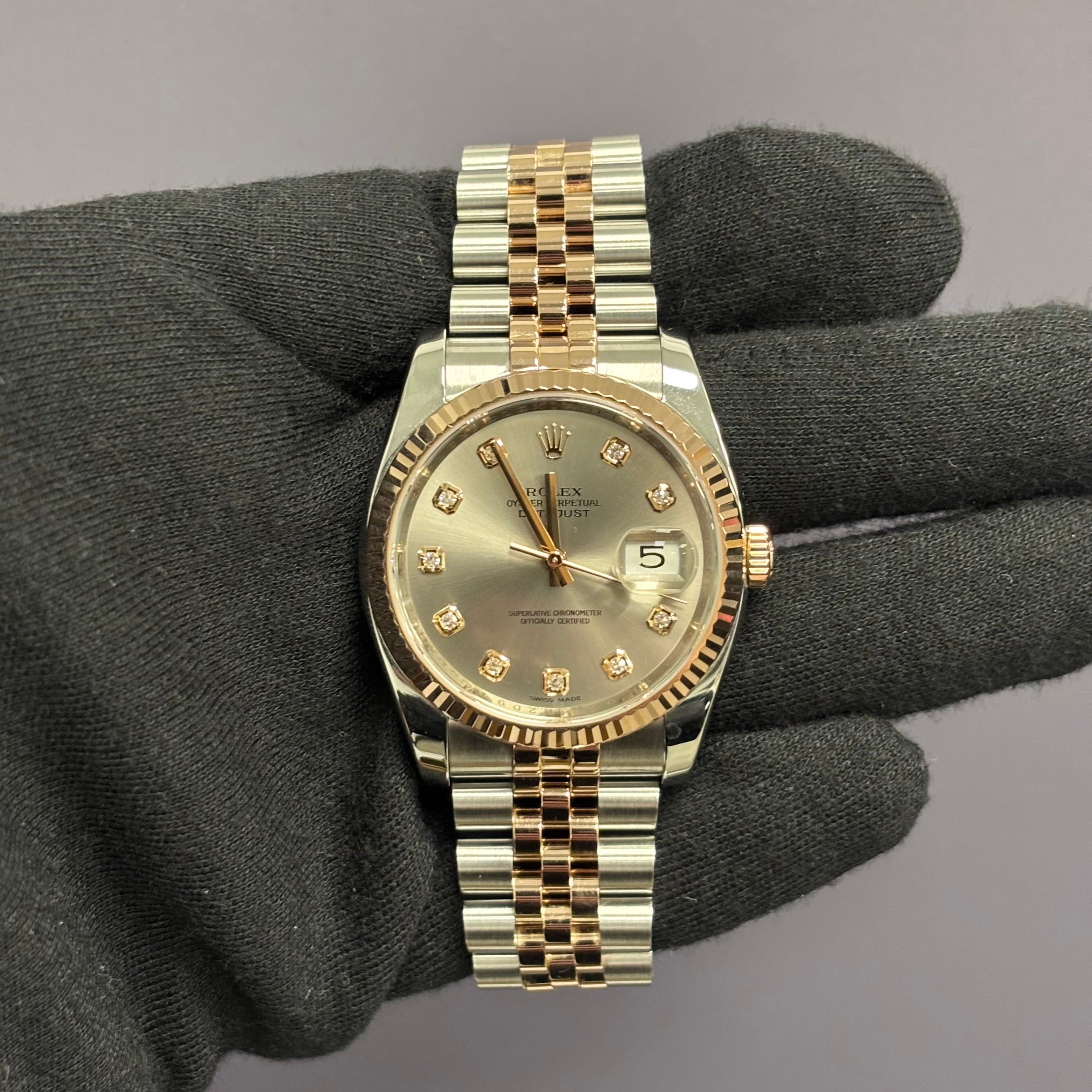 Rolex Datejust 36mm Silver Dial Watch Ref# 116231 - Happy Jewelers Fine Jewelry Lifetime Warranty