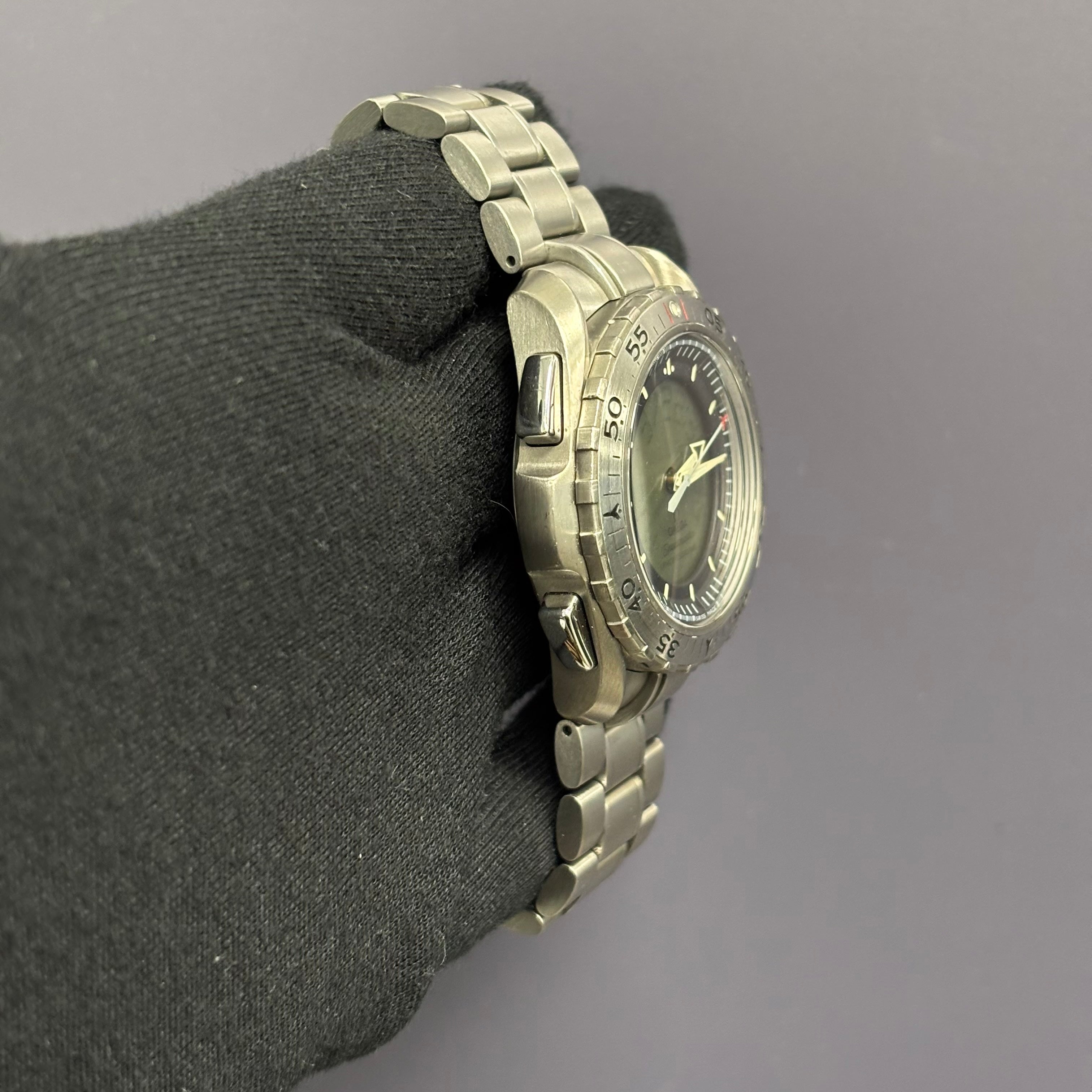 Omega Speedmaster 42mm Digital Dial Watch Ref# 3290.50.00 - Happy Jewelers Fine Jewelry Lifetime Warranty