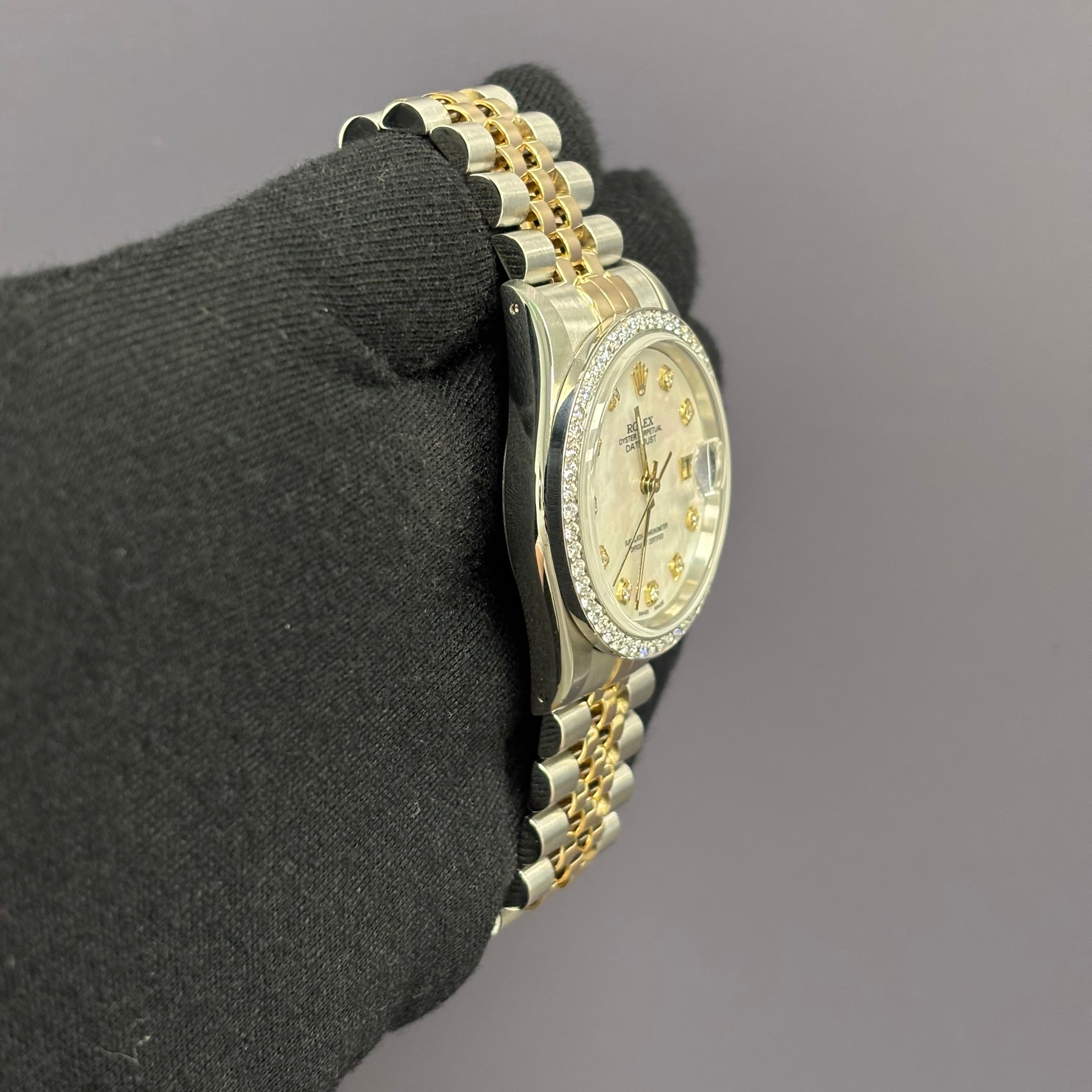 Rolex Datejust 36mm MOP Dial Watch Ref# 16233 - Happy Jewelers Fine Jewelry Lifetime Warranty