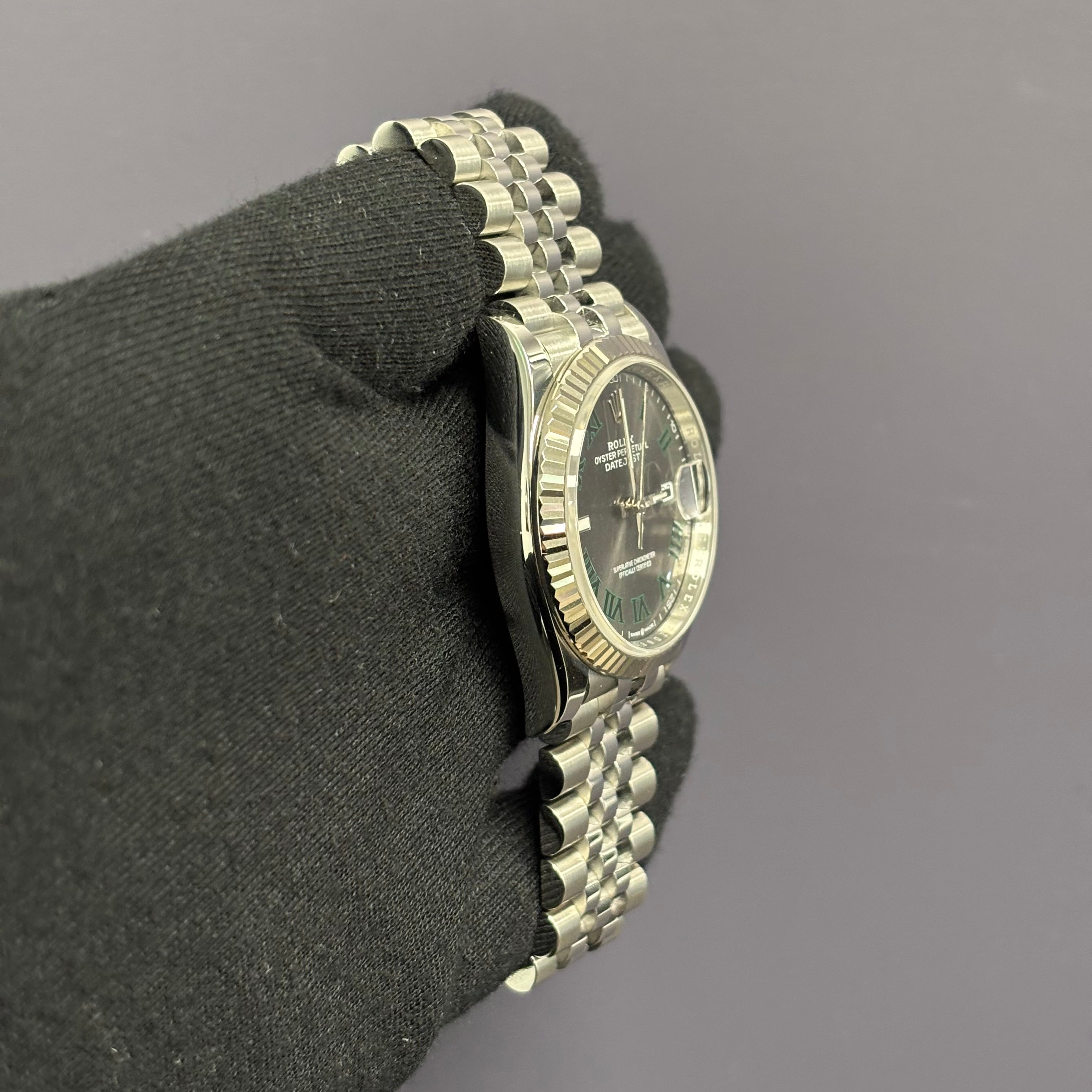 Rolex Datejust 36mm Wimbledon Dial Watch Ref# 126234 - Happy Jewelers Fine Jewelry Lifetime Warranty