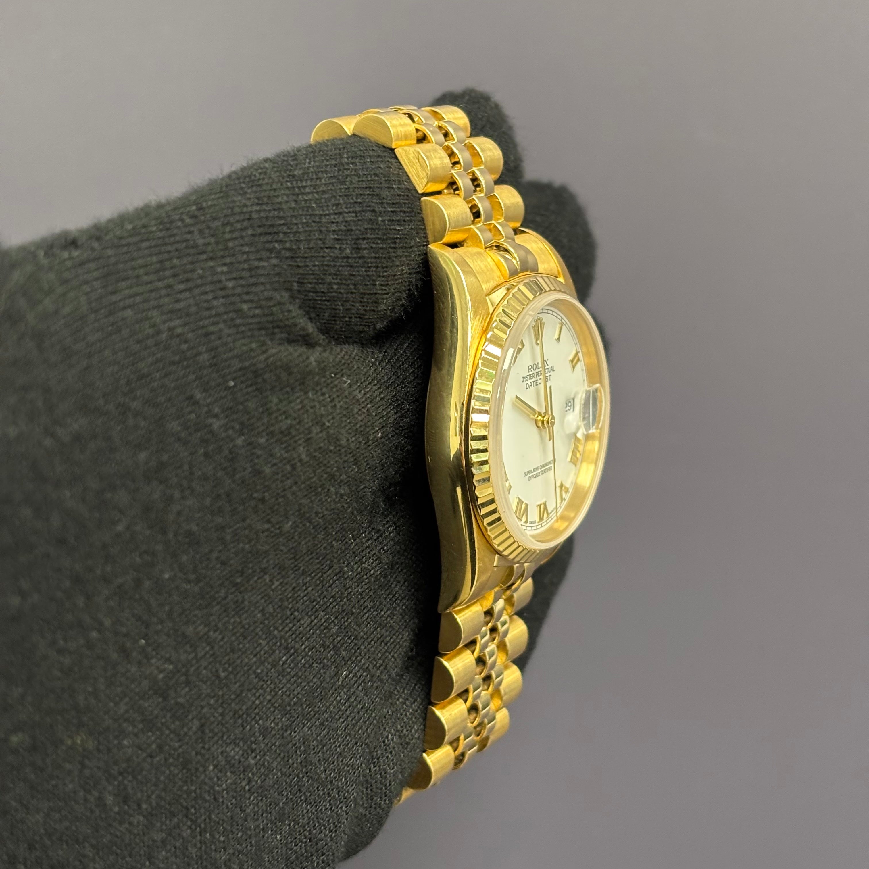 Rolex Datejust 36mm White Dial Watch Ref# 16238 - Happy Jewelers Fine Jewelry Lifetime Warranty