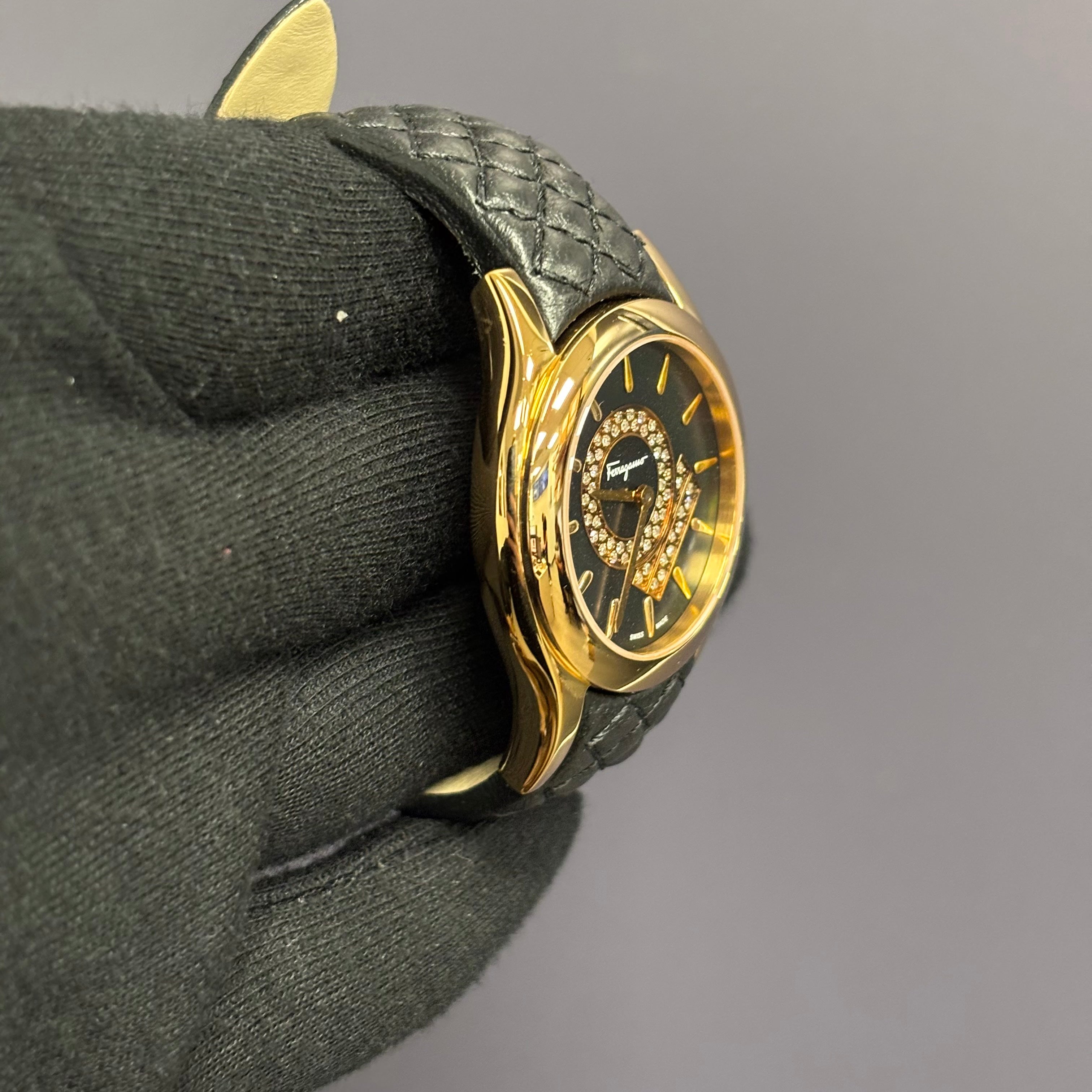 Salvatore Ferragamo Lirica 33mm MOP Dial Watch - Happy Jewelers Fine Jewelry Lifetime Warranty