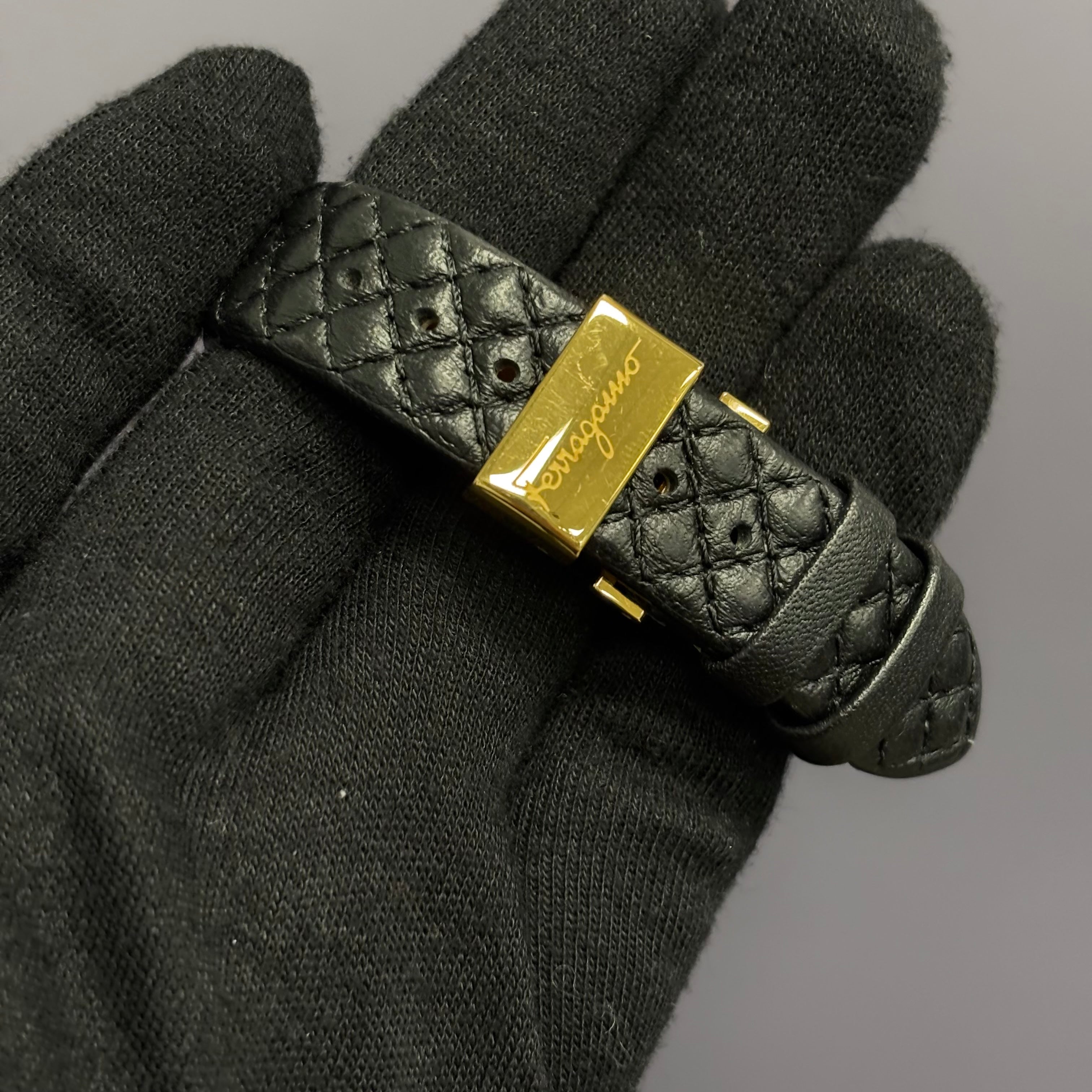 Salvatore Ferragamo Lirica 33mm MOP Dial Watch - Happy Jewelers Fine Jewelry Lifetime Warranty