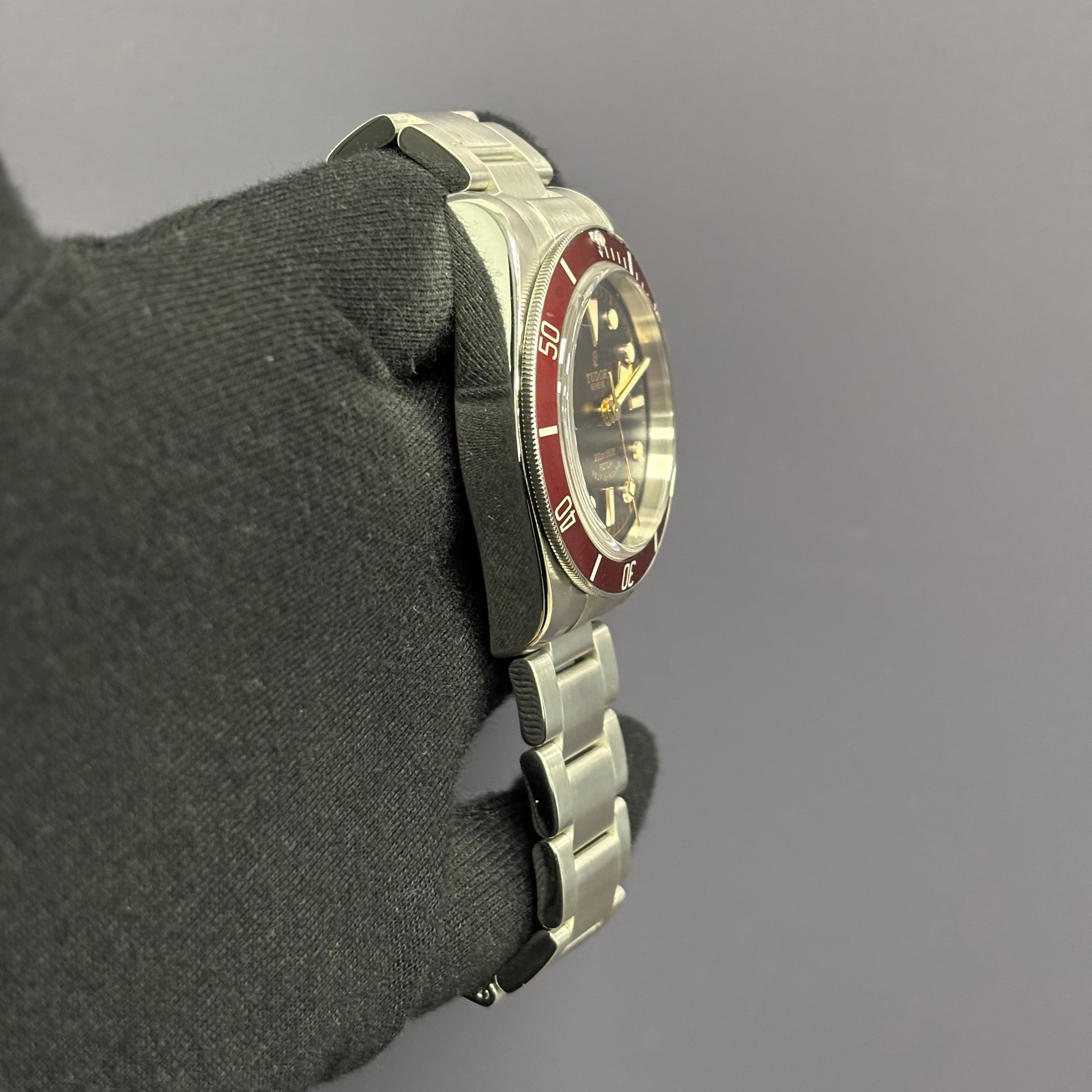 Tudor Black Bay 41mm Black Dial Watch Ref# 79220R - Happy Jewelers Fine Jewelry Lifetime Warranty