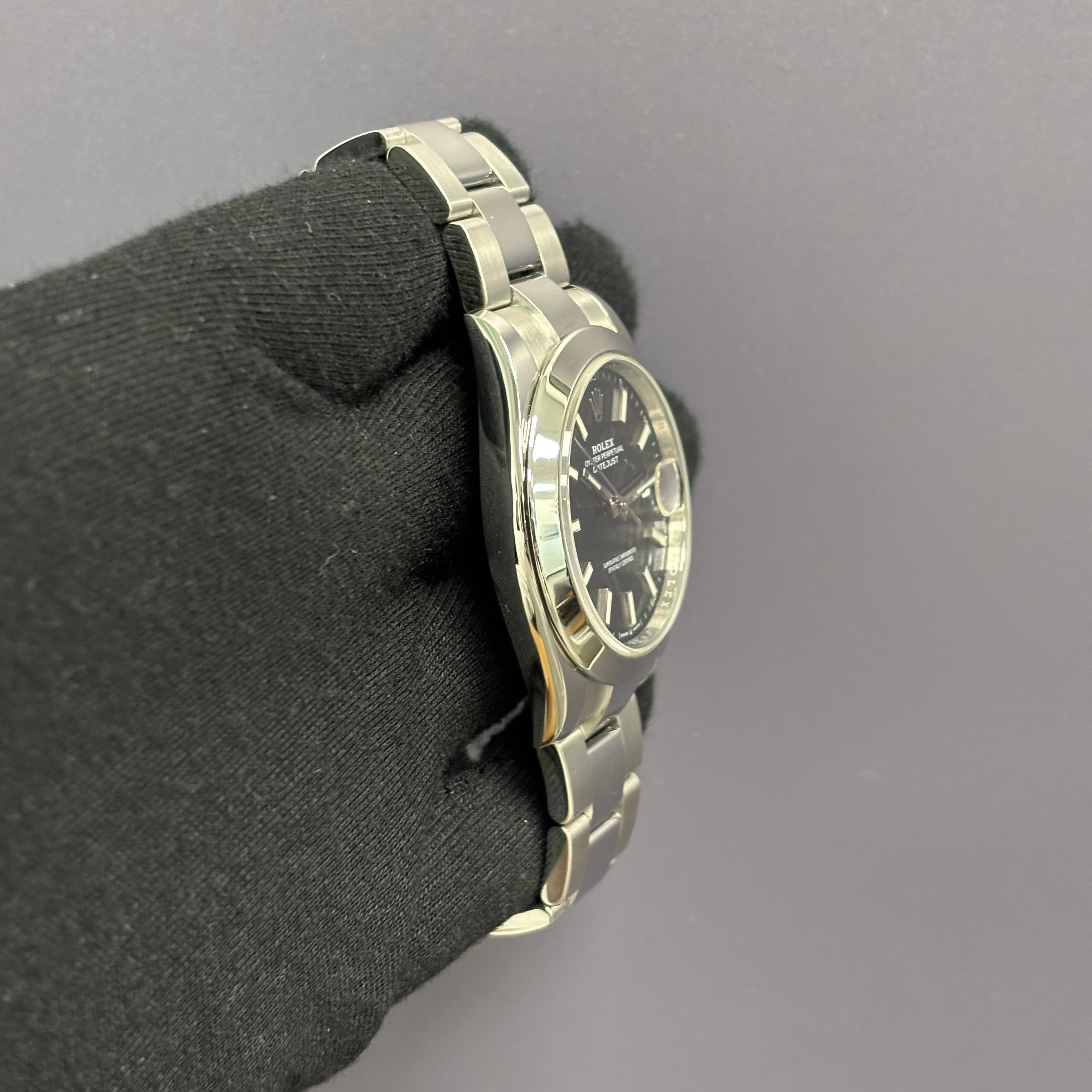 Rolex Datejust 41mm Black Dial Watch Ref# 126300 - Happy Jewelers Fine Jewelry Lifetime Warranty