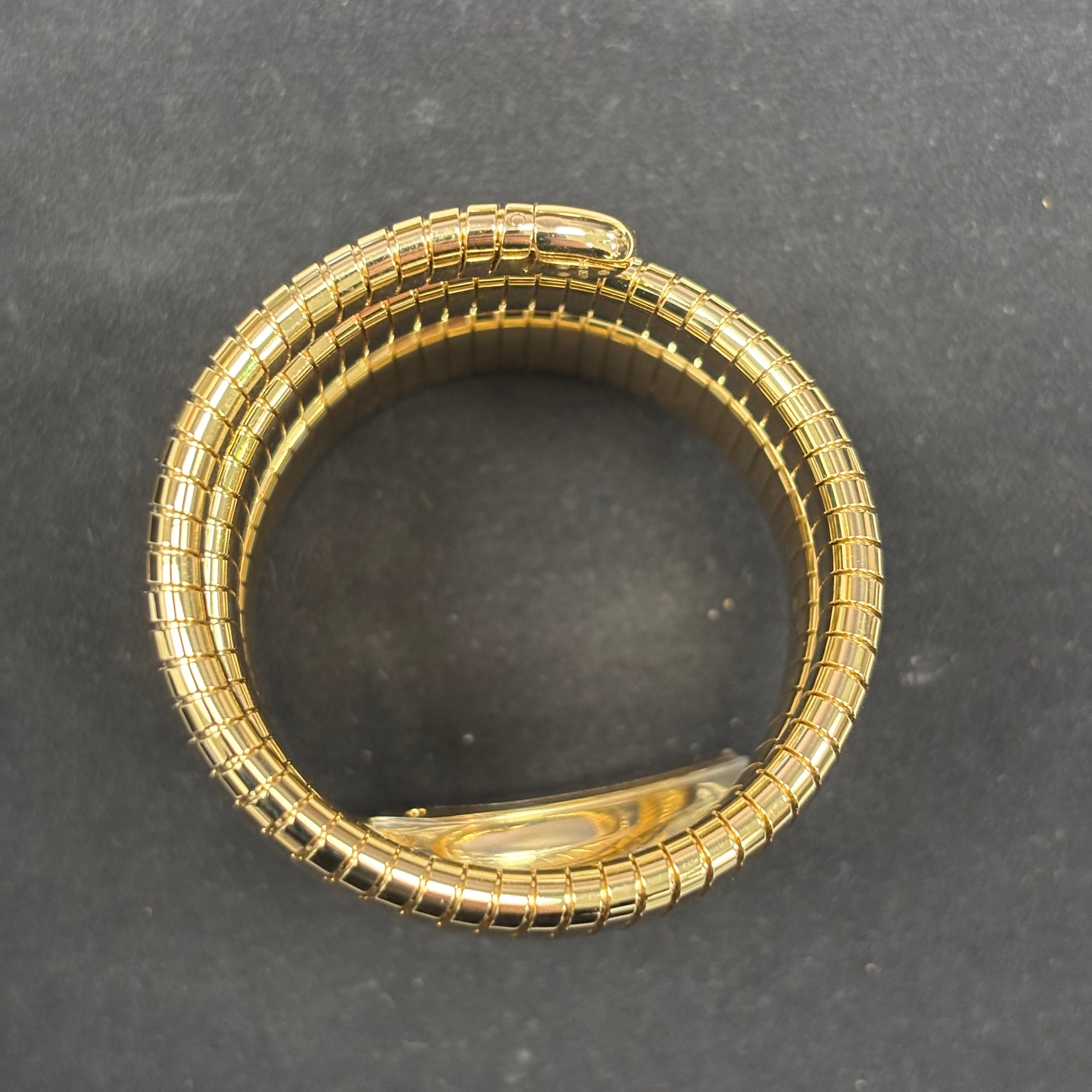 Bvlgari Serpenti 35mm Silver Dial Watch Ref# 101923 - Happy Jewelers Fine Jewelry Lifetime Warranty