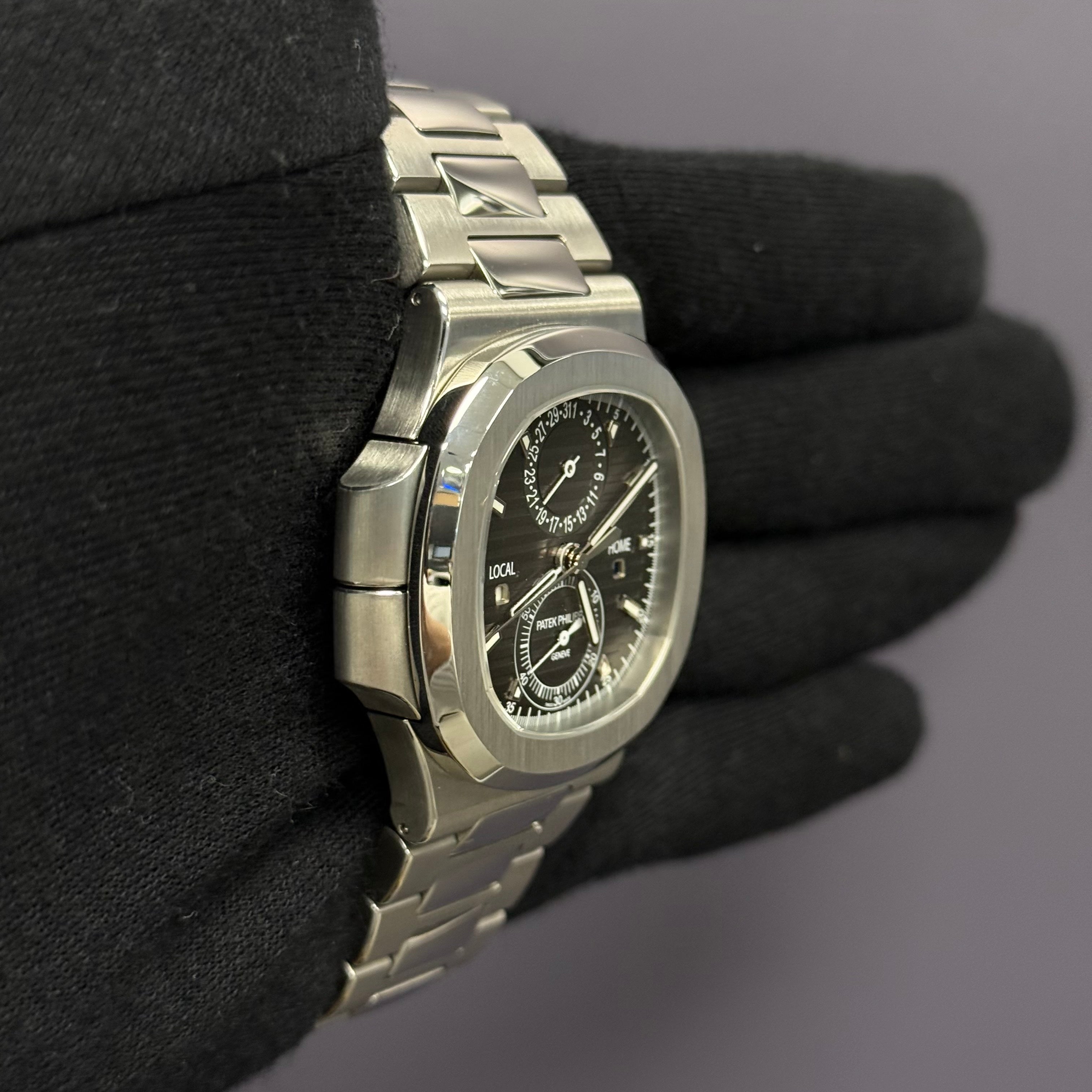 Patek Philippe Nautilus 40.5mm Grey Dial Watch Ref# 5990/1A-001 - Happy Jewelers Fine Jewelry Lifetime Warranty