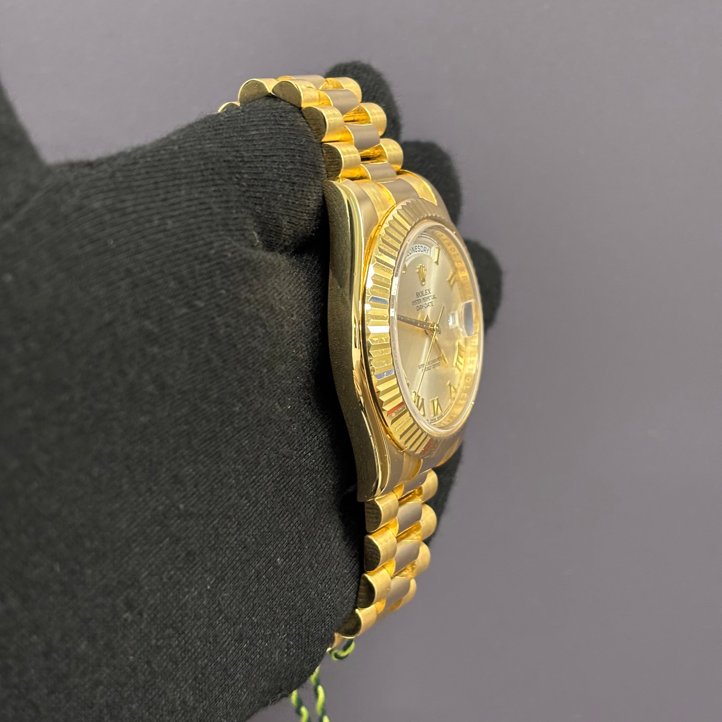 Rolex Day-Date 41mm Silver Dial Watch Ref# 218238 - Happy Jewelers Fine Jewelry Lifetime Warranty