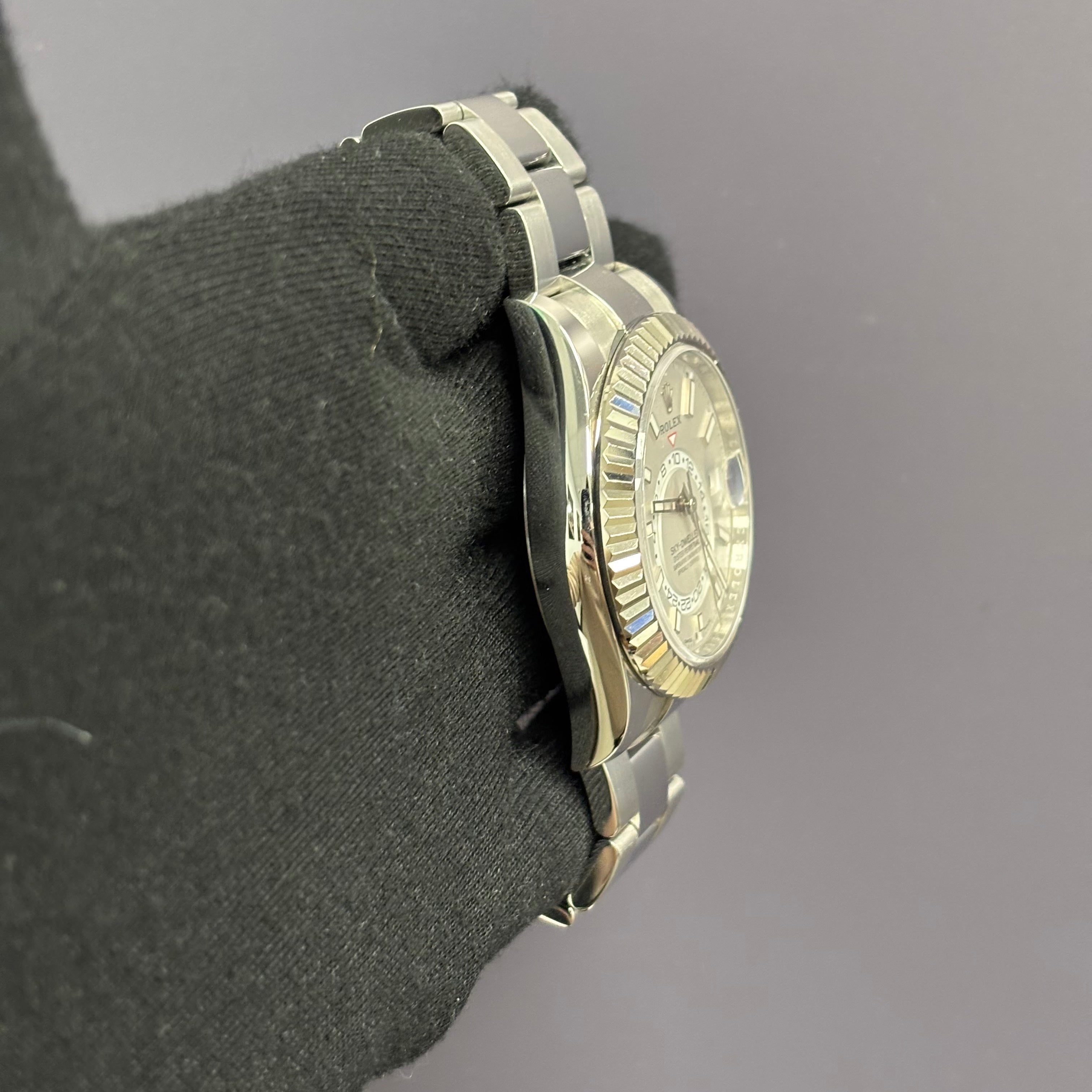 Rolex Sky-Dweller 42mm White Dial Watch Ref# 326934 - Happy Jewelers Fine Jewelry Lifetime Warranty