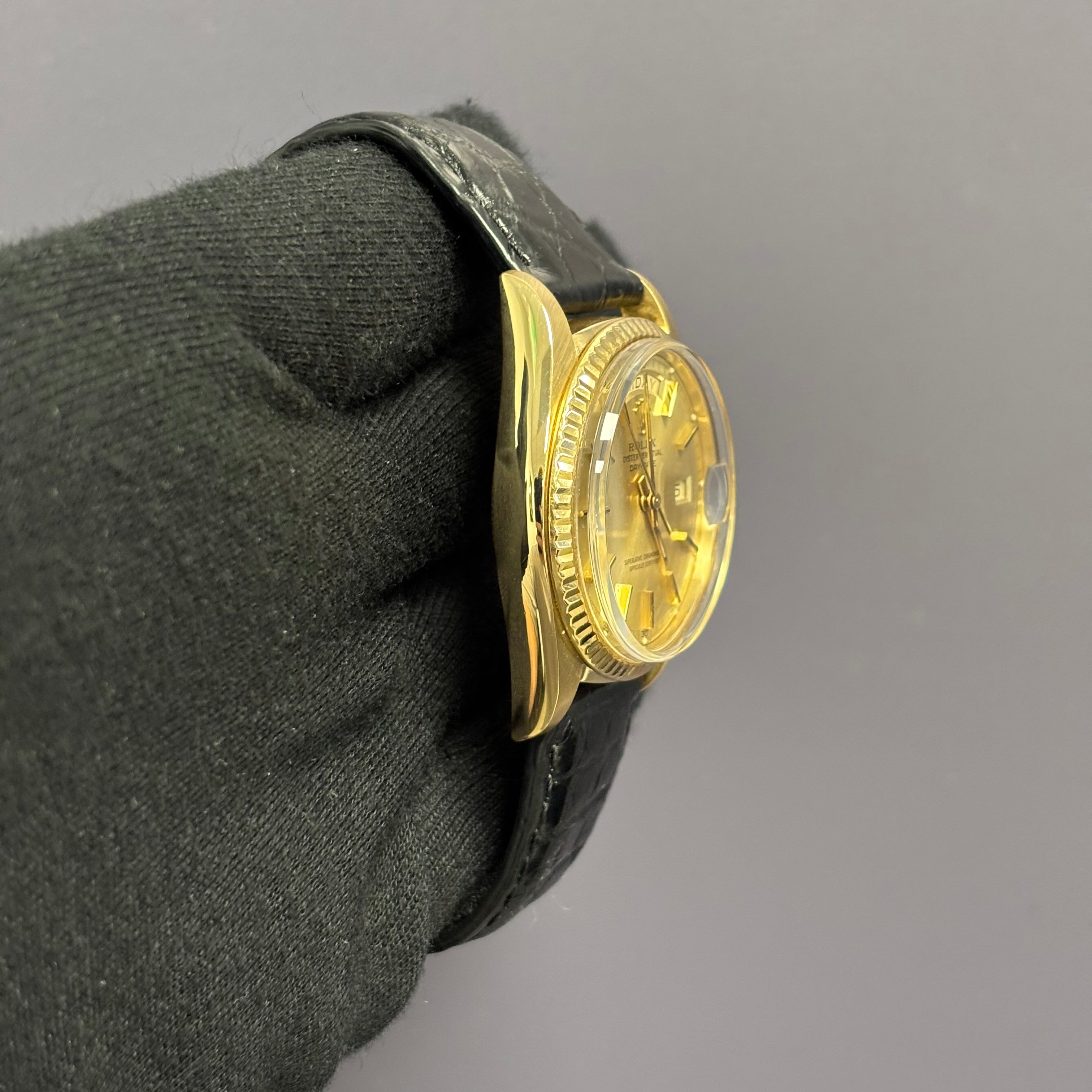 Rolex Day-Date 36mm Yellow Dial Watch Ref# 1803 - Happy Jewelers Fine Jewelry Lifetime Warranty