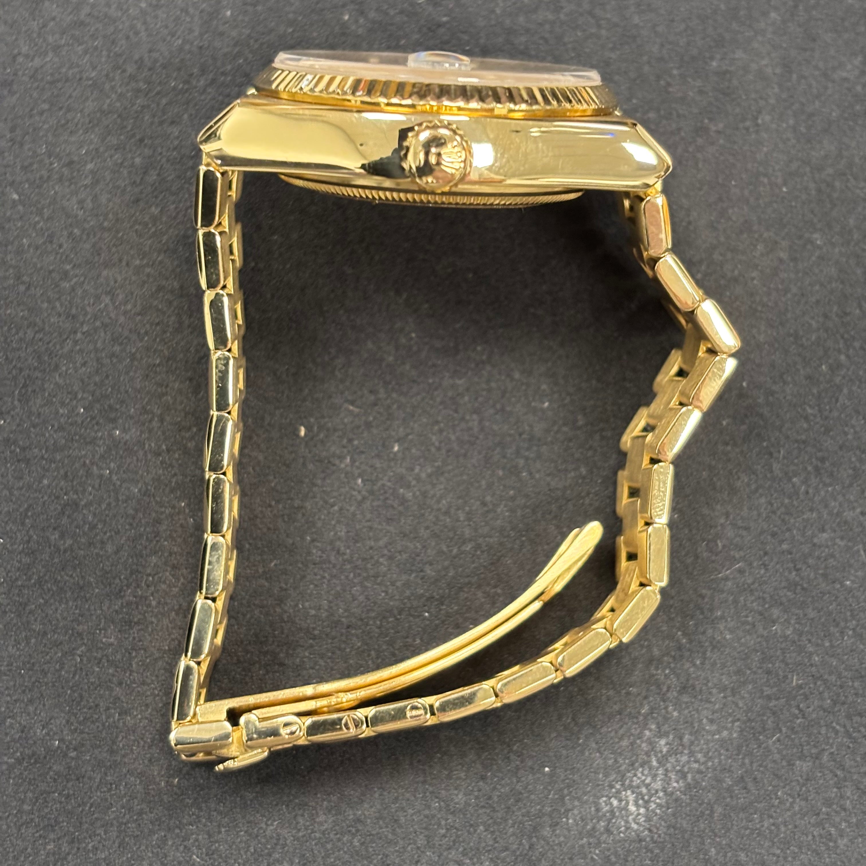 Rolex Day-Date 36mm Black Dial Watch Ref# 19018 - Happy Jewelers Fine Jewelry Lifetime Warranty