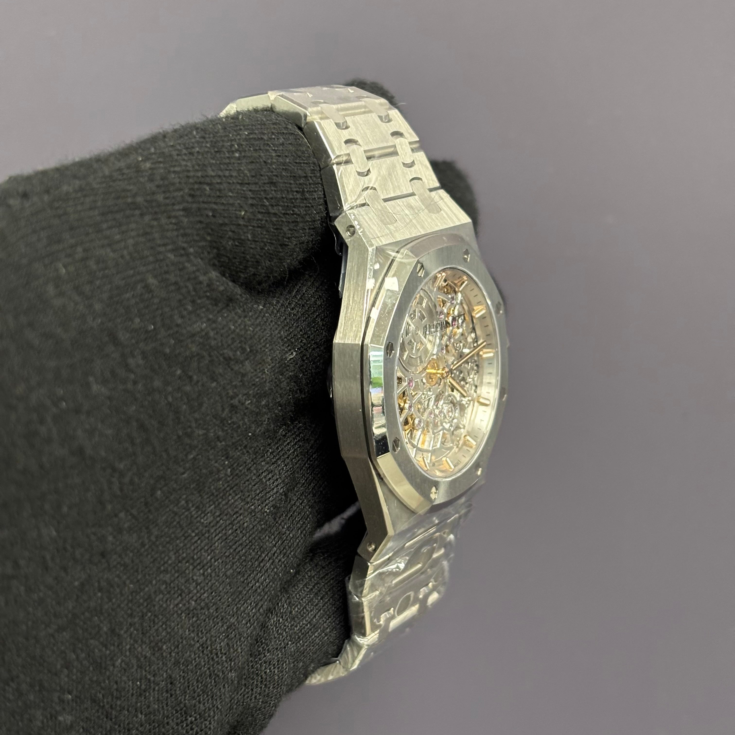 Audemars Piguet Royal Oak 39mm Skeleton Dial Watch Ref# 16204ST.OO.1240ST.01 - Happy Jewelers Fine Jewelry Lifetime Warranty