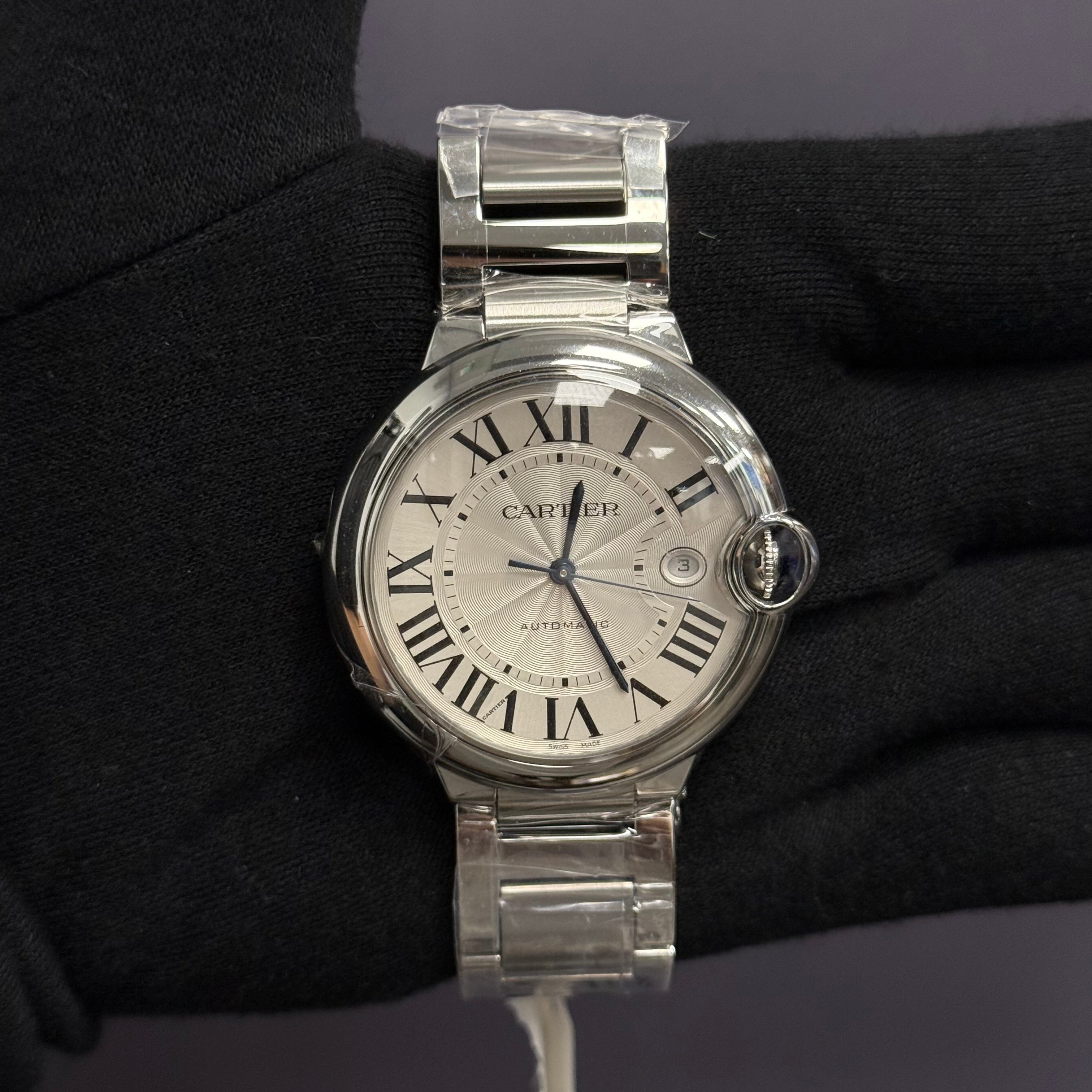 Cartier Ballon Bleu 42mm White Dial Watch Ref# WSBB0049 - Happy Jewelers Fine Jewelry Lifetime Warranty