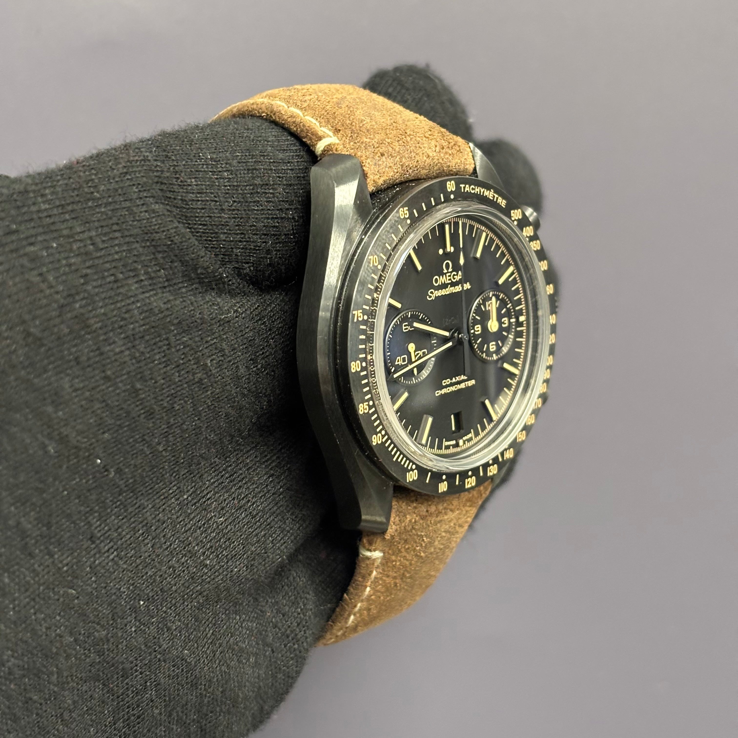 Omega Speedmaster 44.25mm Black Dial Watch Ref# 311.92.44.51.01.006 - Happy Jewelers Fine Jewelry Lifetime Warranty