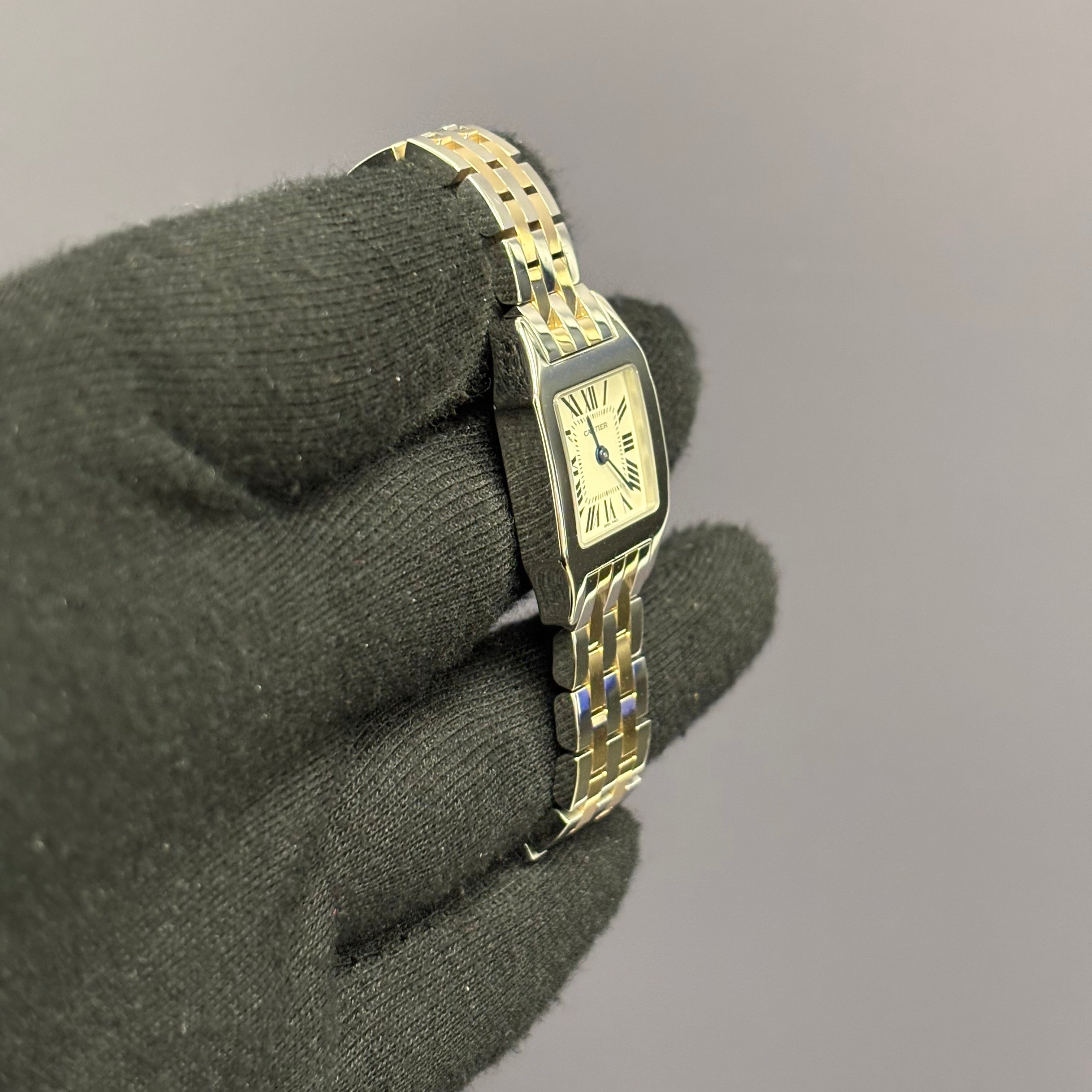 Cartier Santos 20mm Ivory Dial Watch Ref# W25066Z6 - Happy Jewelers Fine Jewelry Lifetime Warranty