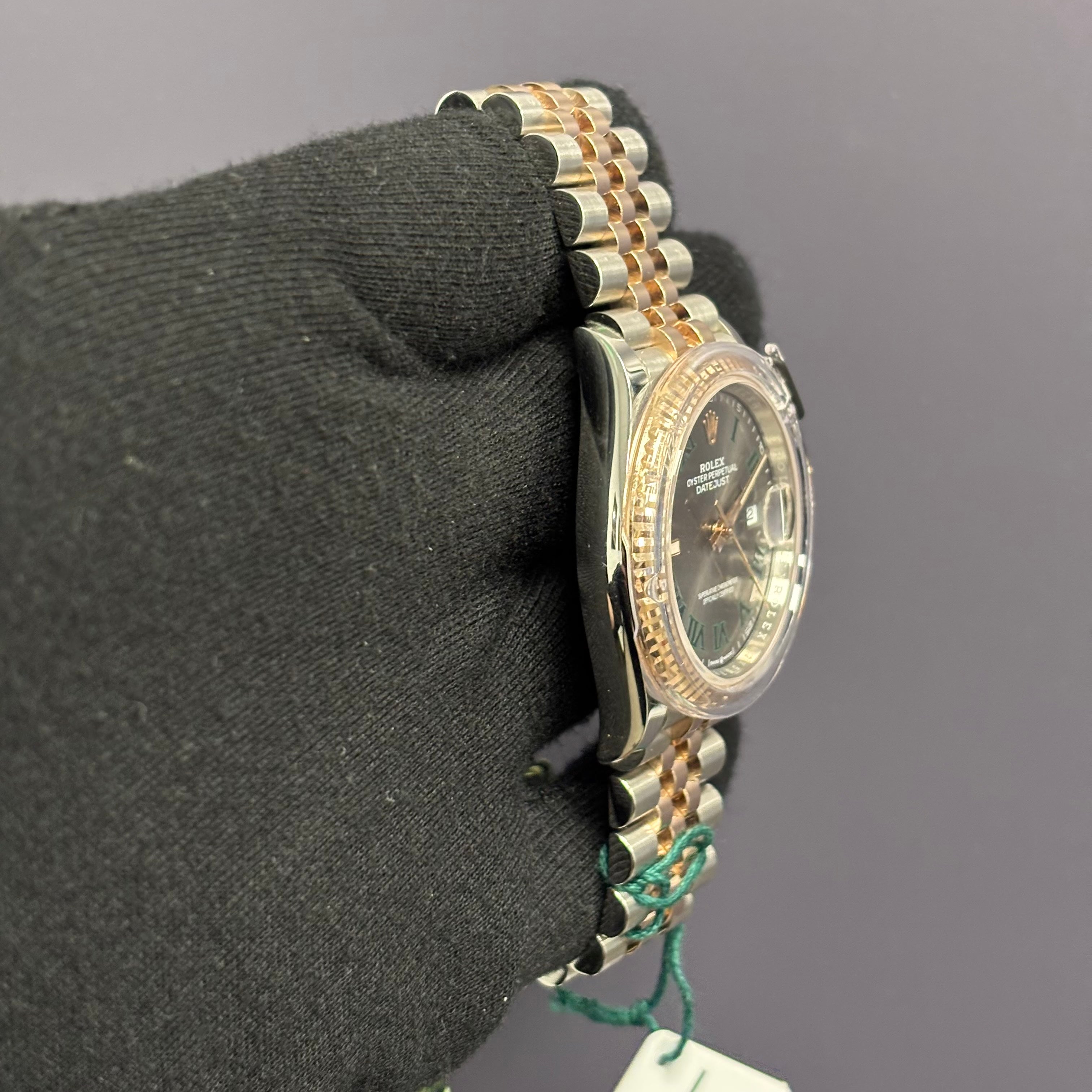 Rolex Datejust 36mm Wimbledon Dial Watch Ref# 126231 - Happy Jewelers Fine Jewelry Lifetime Warranty