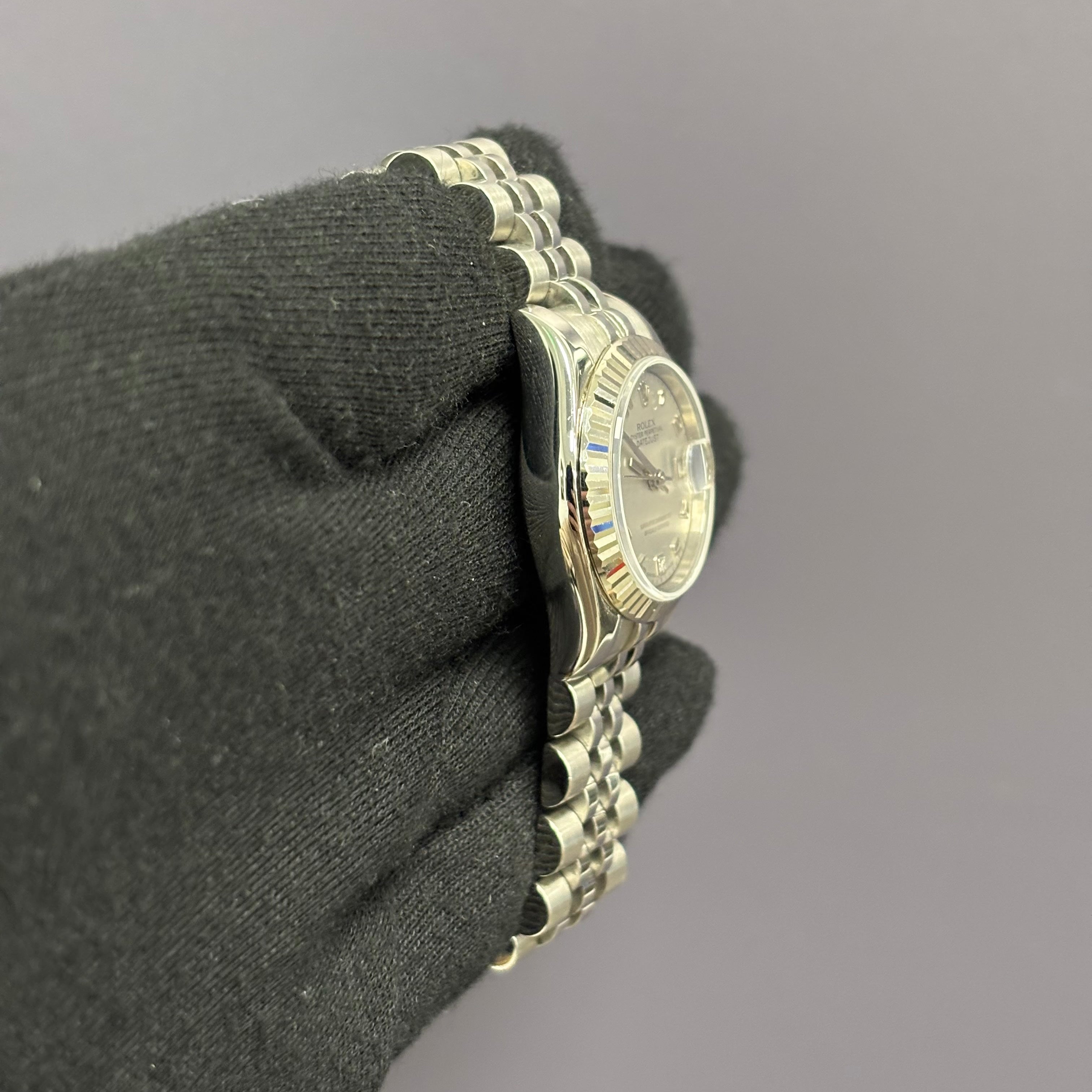 Rolex Datejust 26mm MOP Dial Watch Ref# 179174 - Happy Jewelers Fine Jewelry Lifetime Warranty