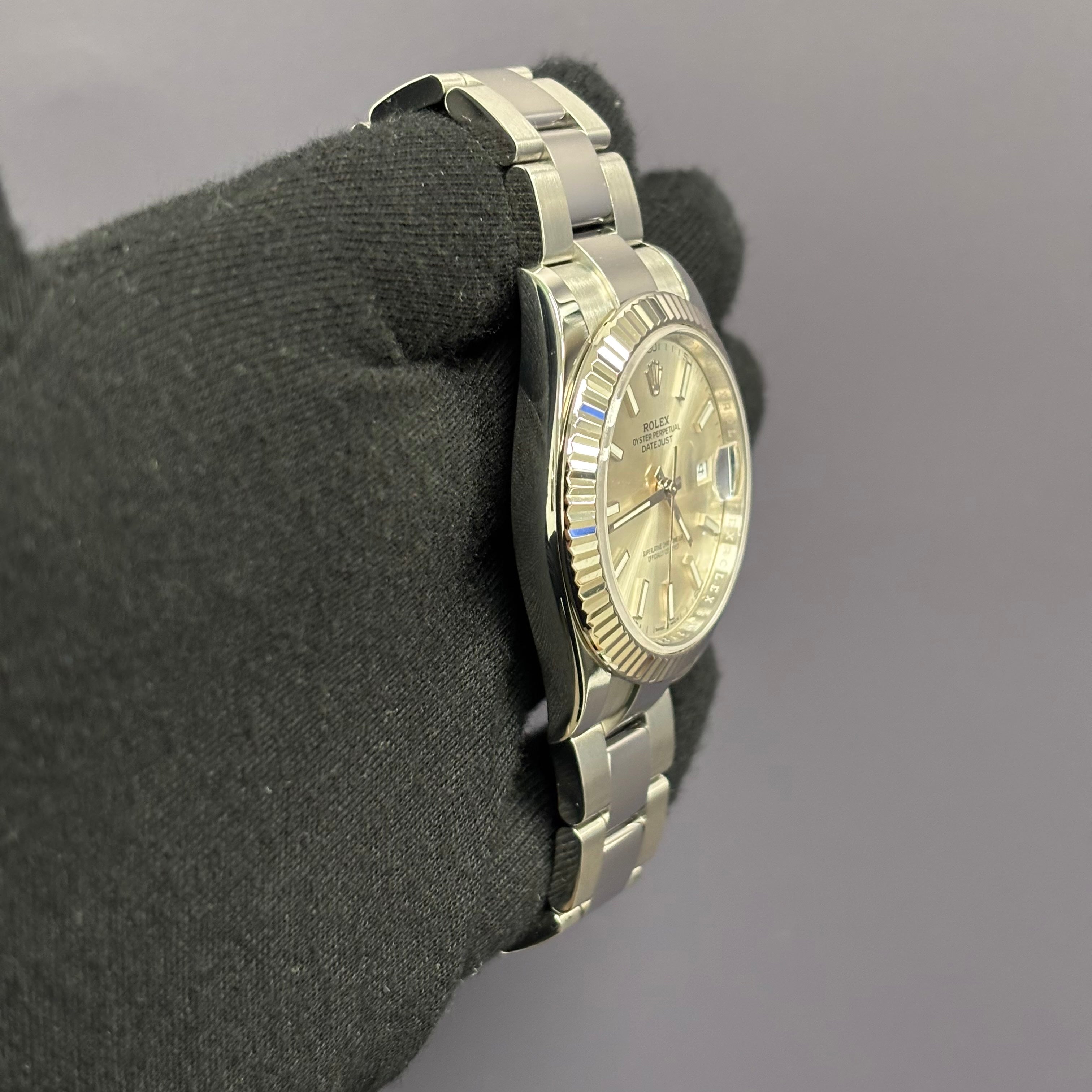 Rolex Datejust 41mm Silver Dial Watch Ref# 126334 - Happy Jewelers Fine Jewelry Lifetime Warranty