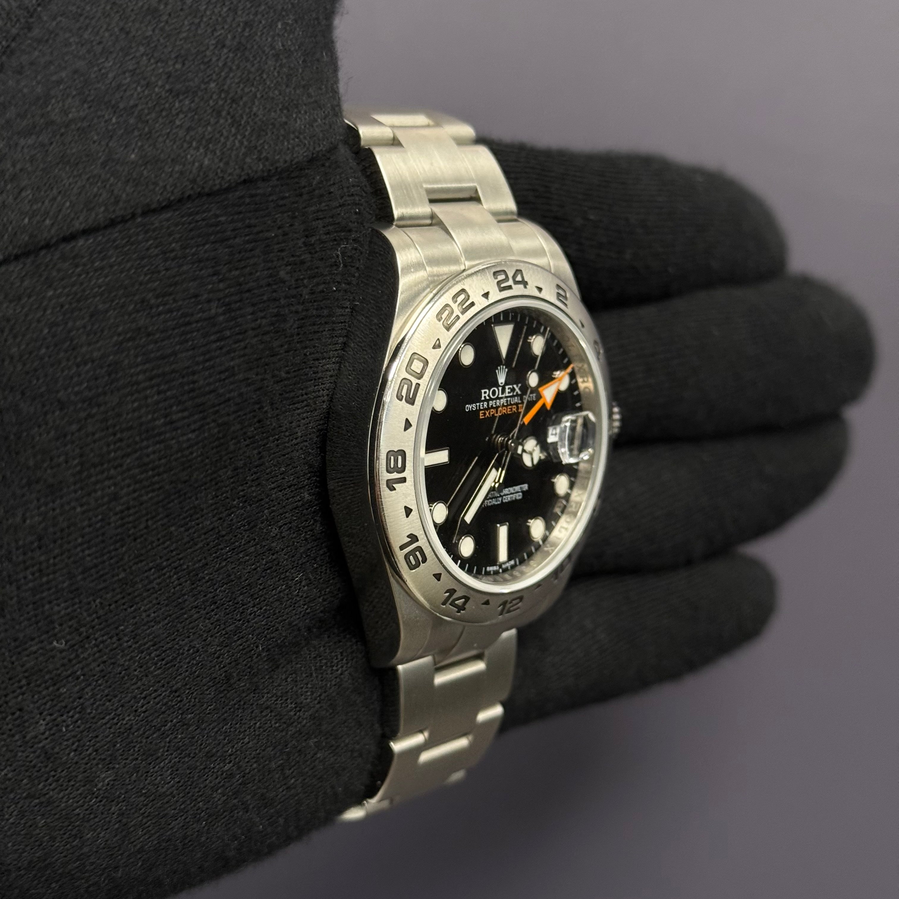 Rolex Explorer II 42mm Black Dial Watch Ref# 216570 - Happy Jewelers Fine Jewelry Lifetime Warranty