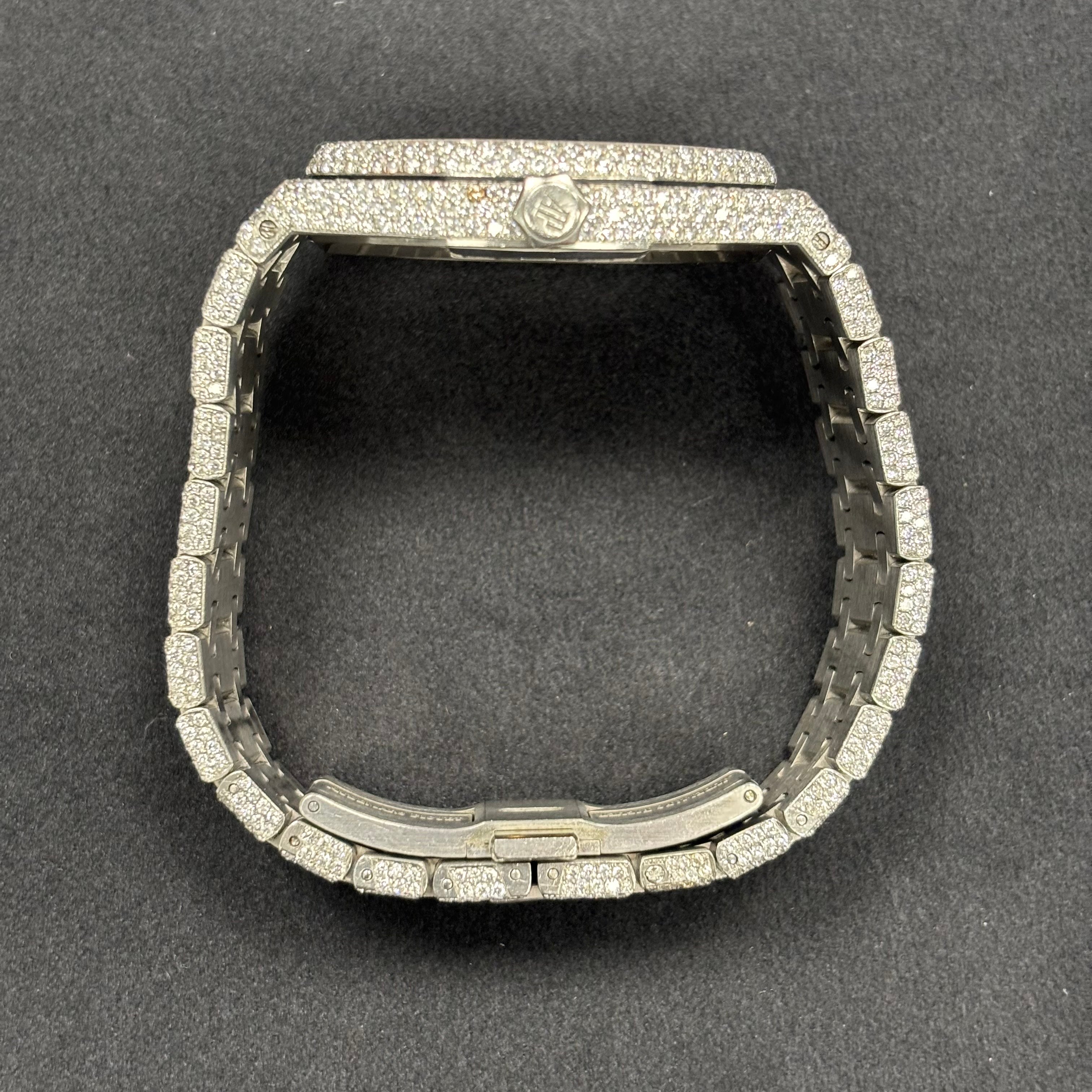 Audemars Piguet Royal Oak 41mm Pave Dial Watch Ref# 15400ST - Happy Jewelers Fine Jewelry Lifetime Warranty