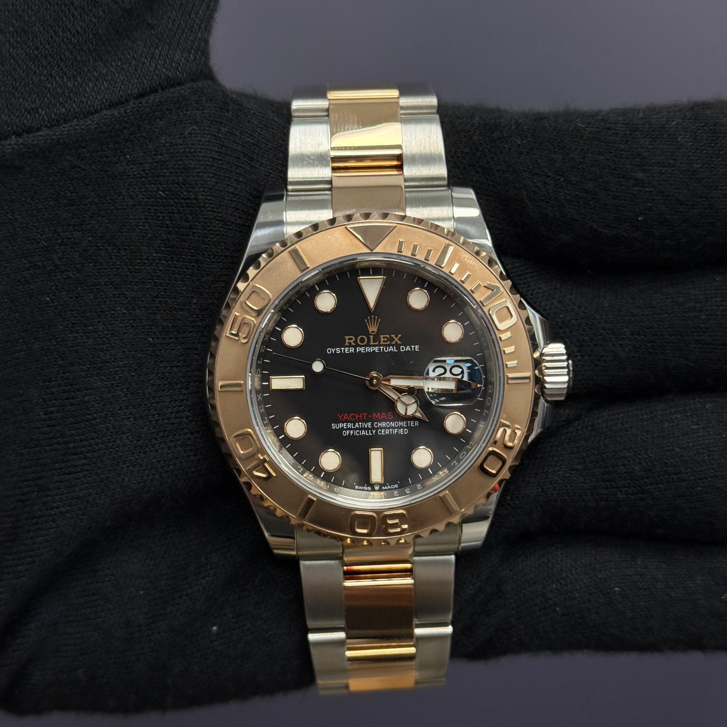 Rolex Yacht-Master 40mm Black Dial Watch Ref# 126621 - Happy Jewelers Fine Jewelry Lifetime Warranty