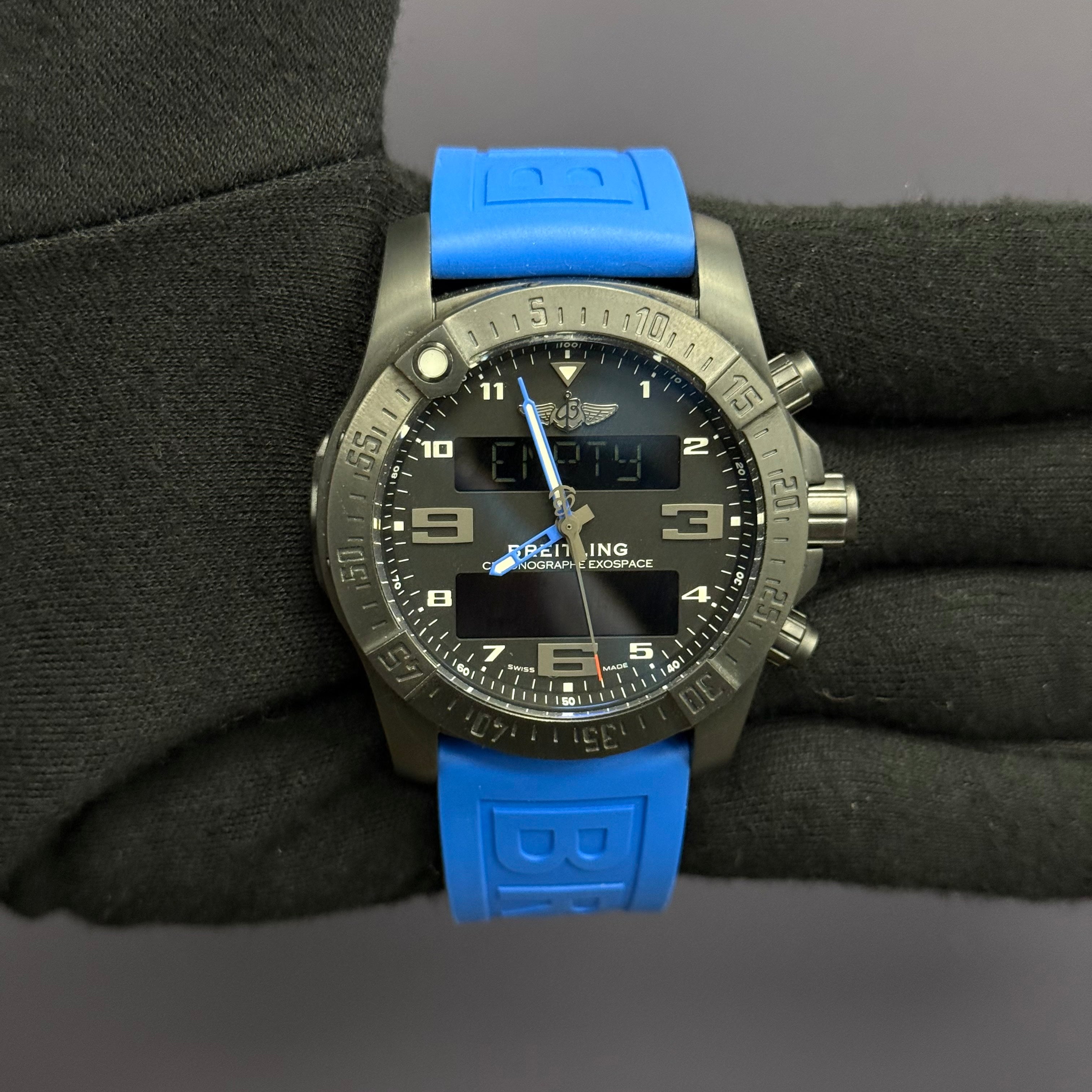 Breitling Exosapce 46mm Black Dial Watch Ref# VB5510H2/BE45 - Happy Jewelers Fine Jewelry Lifetime Warranty