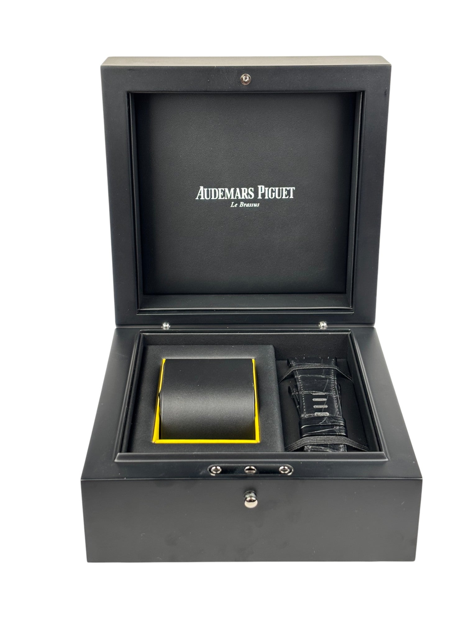 Audemars Piguet Royal Oak 43mm Black Dial Watch Ref# 26420CE.OO.A005VE.98 - Happy Jewelers Fine Jewelry Lifetime Warranty