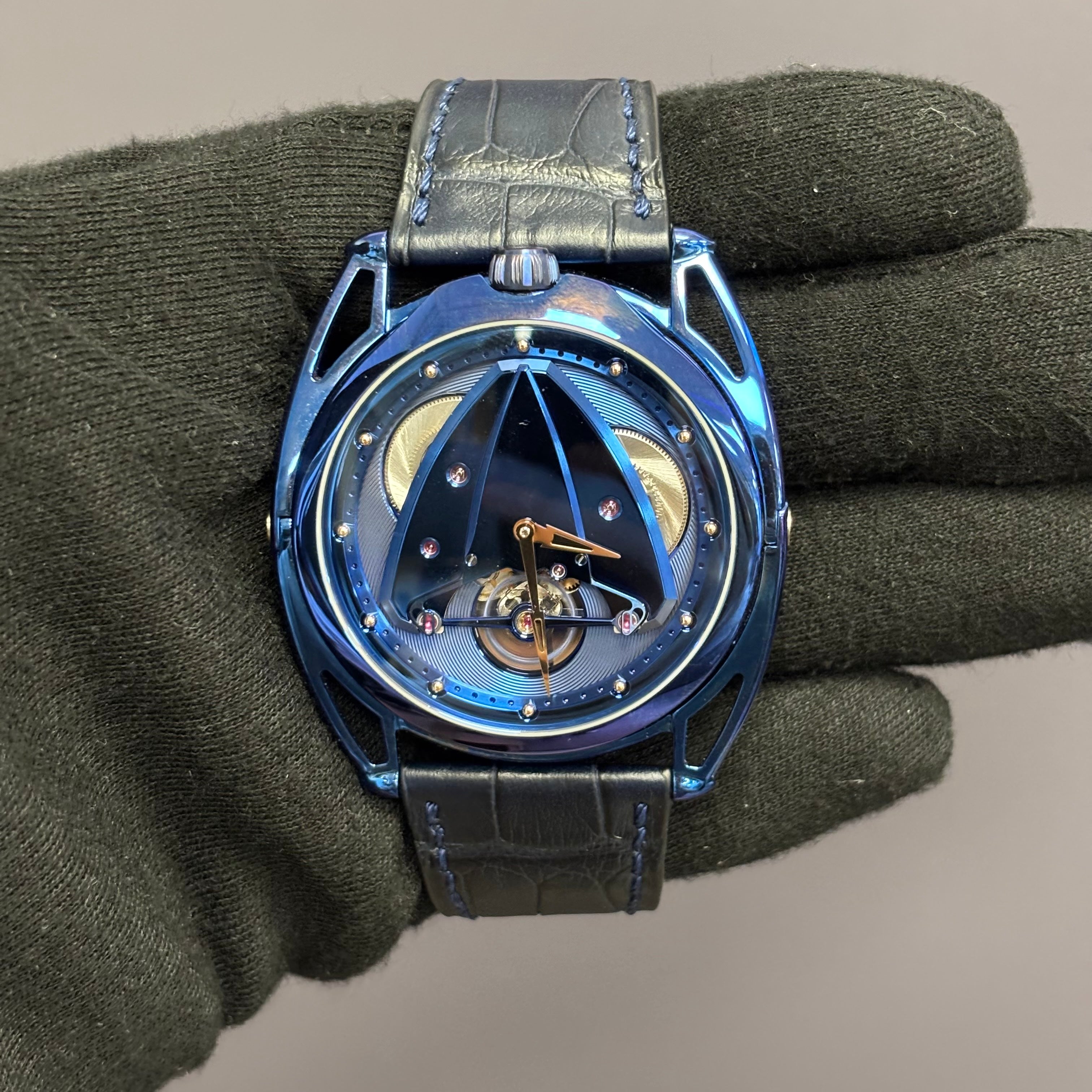 De Bethune DB28 43mm Blue Dial Watch Ref# DB22TS1 - Happy Jewelers Fine Jewelry Lifetime Warranty