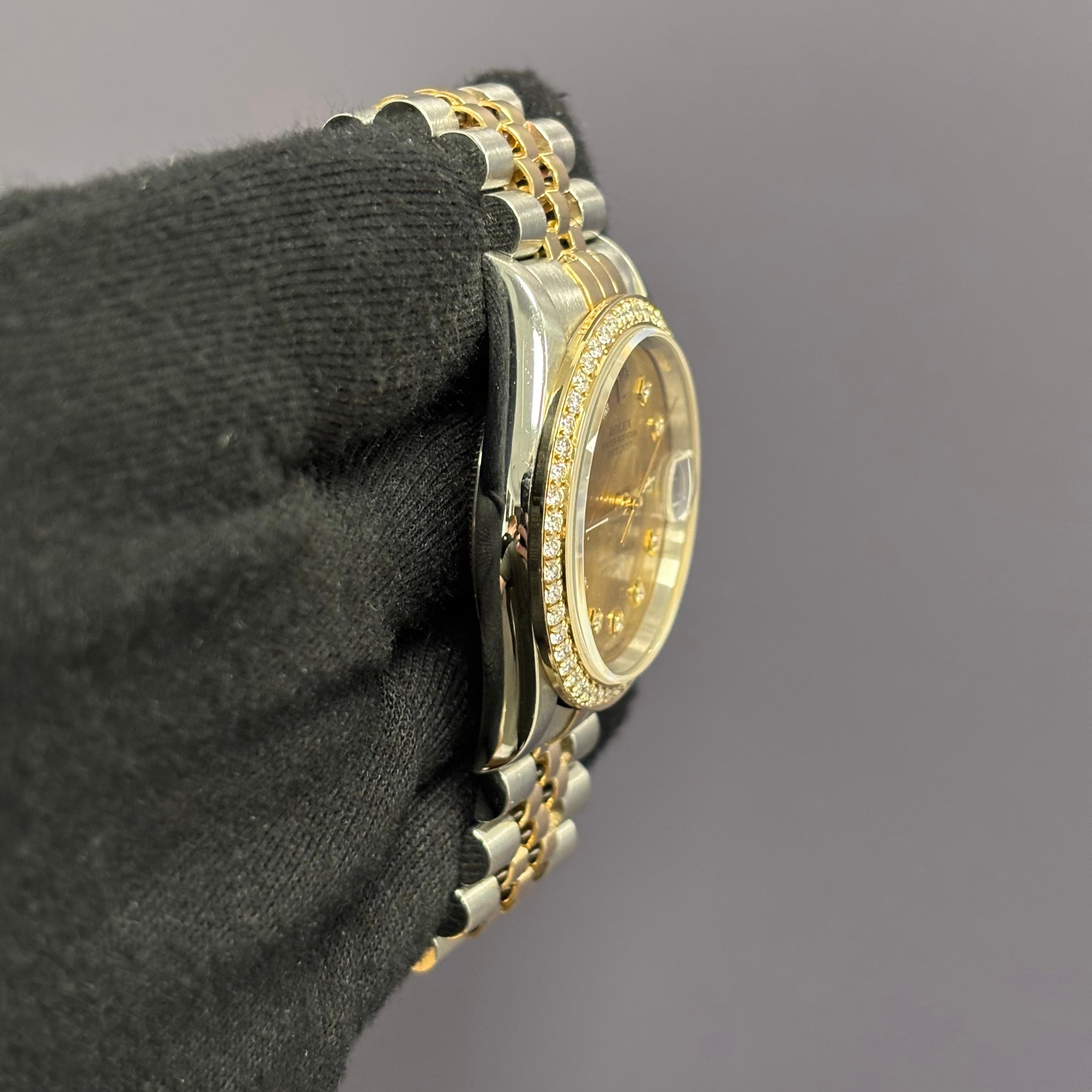Rolex Datejust 36mm Champagne Dial Watch Ref# 16233 - Happy Jewelers Fine Jewelry Lifetime Warranty