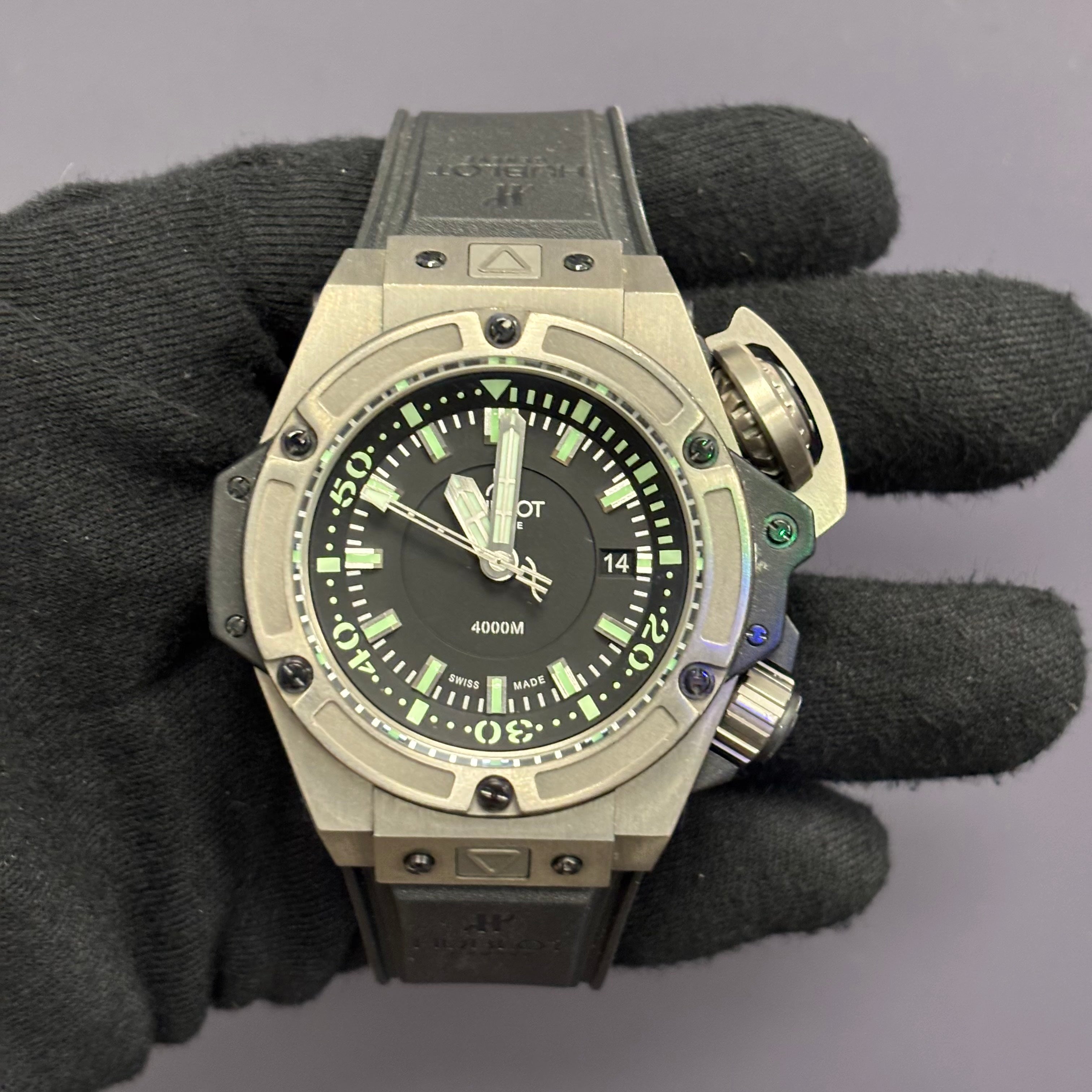 Hublot Big Bang 48mm Black Dial Watch Ref# 731.NX.1190.RX - Happy Jewelers Fine Jewelry Lifetime Warranty