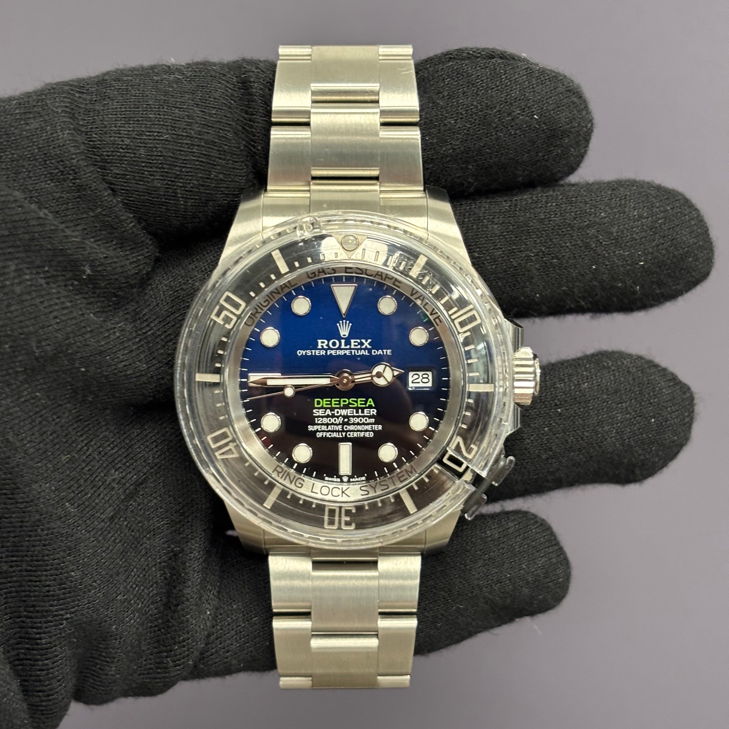 Rolex Sea-Dweller 44mm Black/Blue Dial Watch Ref# 136660 - Happy Jewelers Fine Jewelry Lifetime Warranty